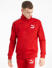 PUMA - Iconic T7 Track Jacket PT - medvilniniai megztiniai - high risk red - 2