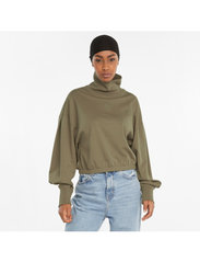 PUMA - Infuse High-Neck - hoodies - covert green - 2