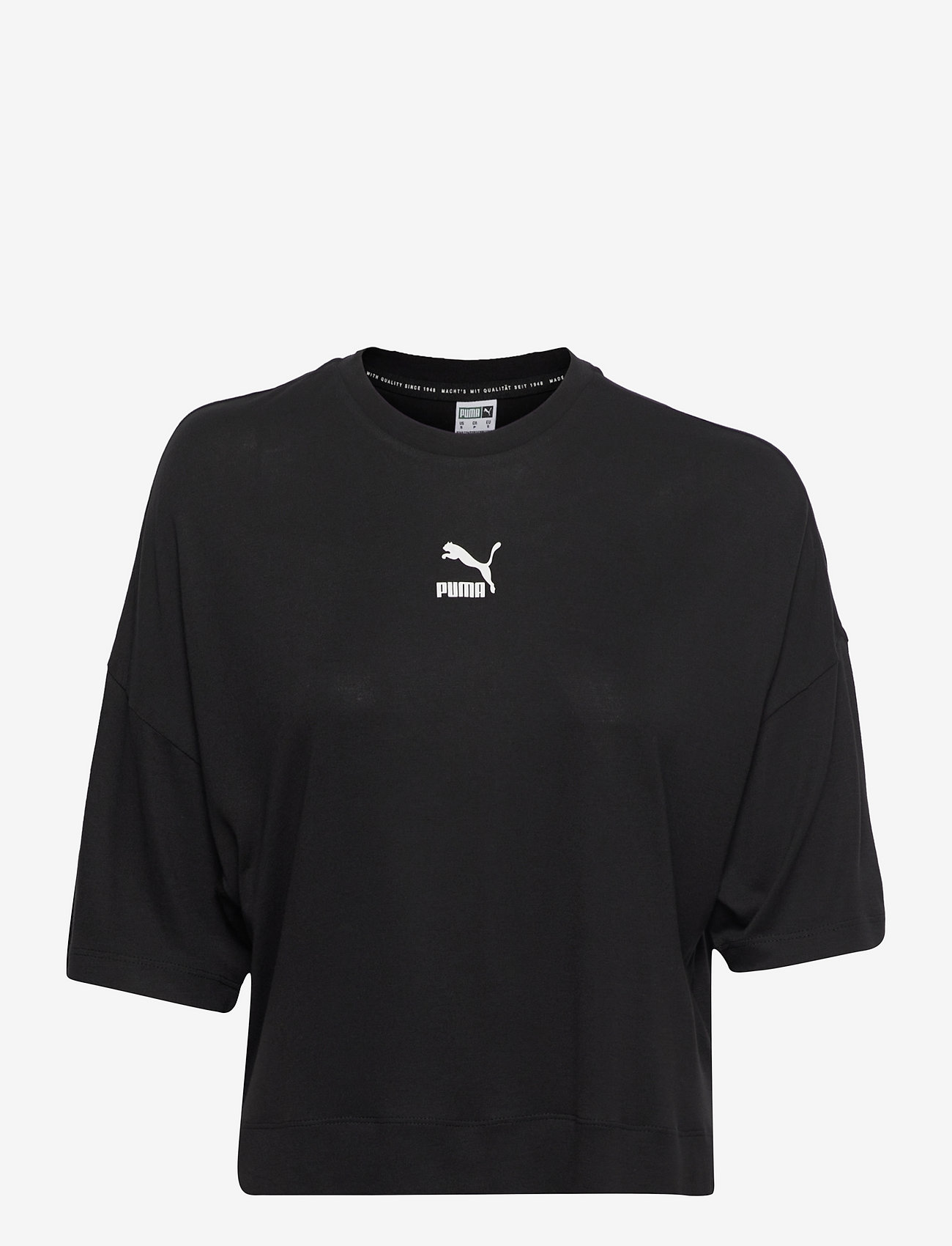 PUMA - Classics Oversized Splitside Tee - puma black - 0