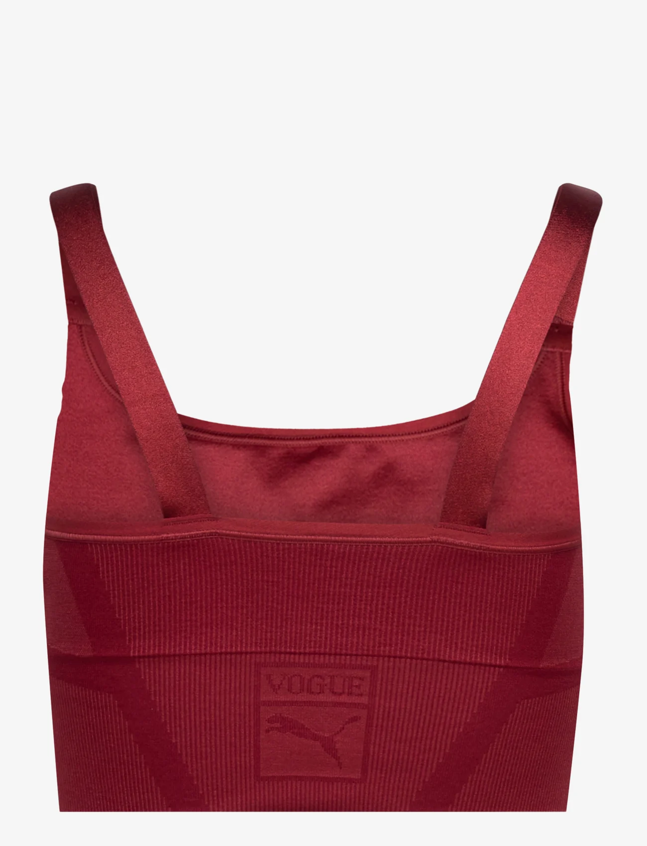 PUMA - PUMA X VOGUE Seamless Bra Top - liemenėlės, dėvimos po berankoviais marškinėliais - intense red - 1