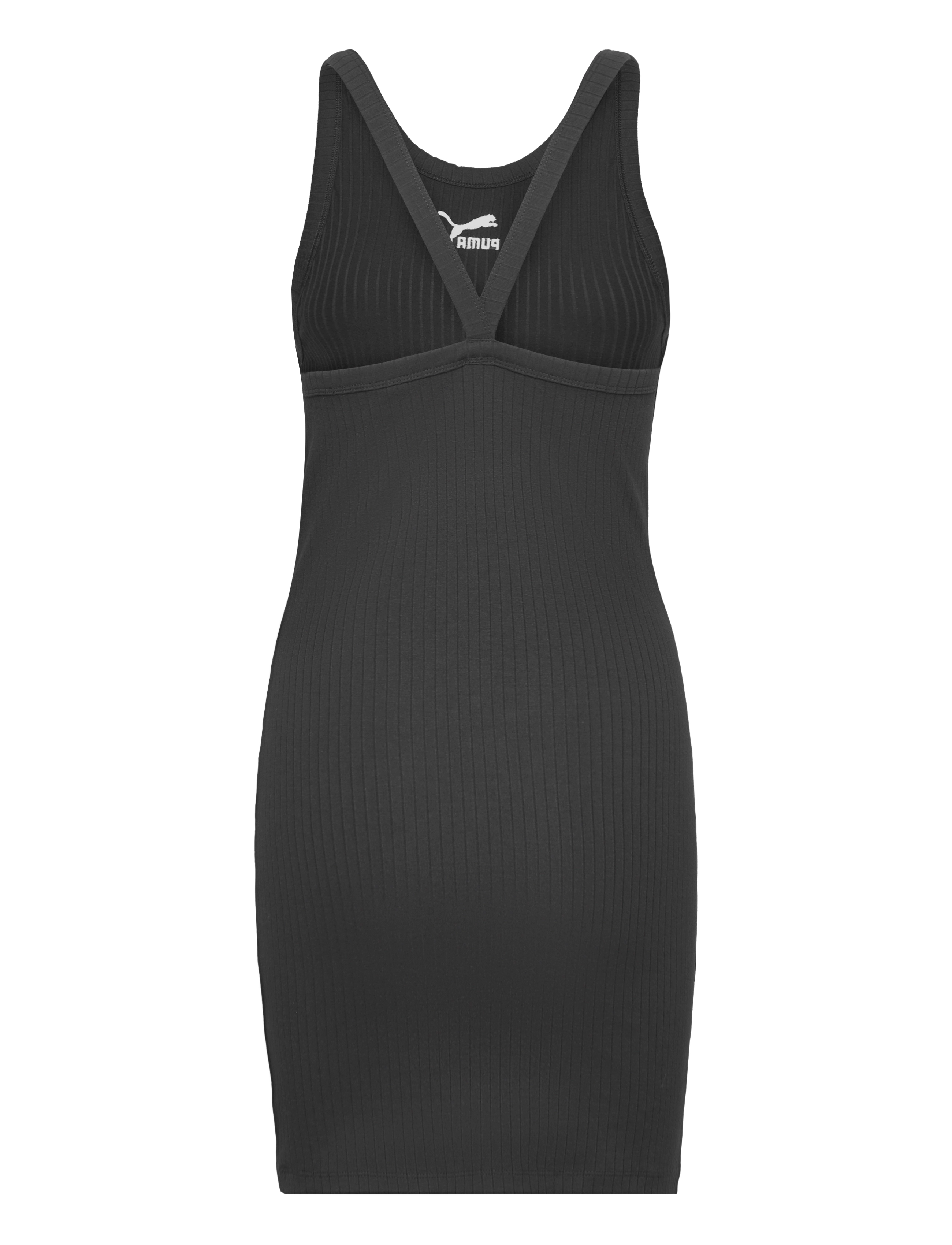 PUMA - CLASSICS Ribbed Sleeveless Dress - puma black - 1