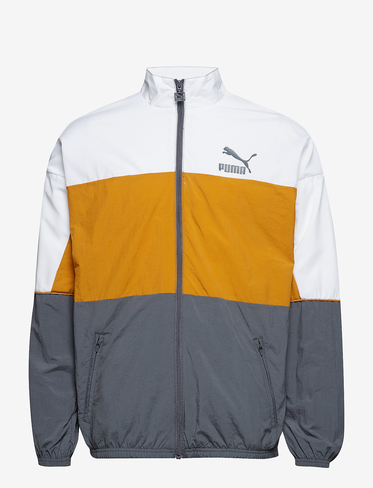 Retro Woven Track Jacket - IRON GATE