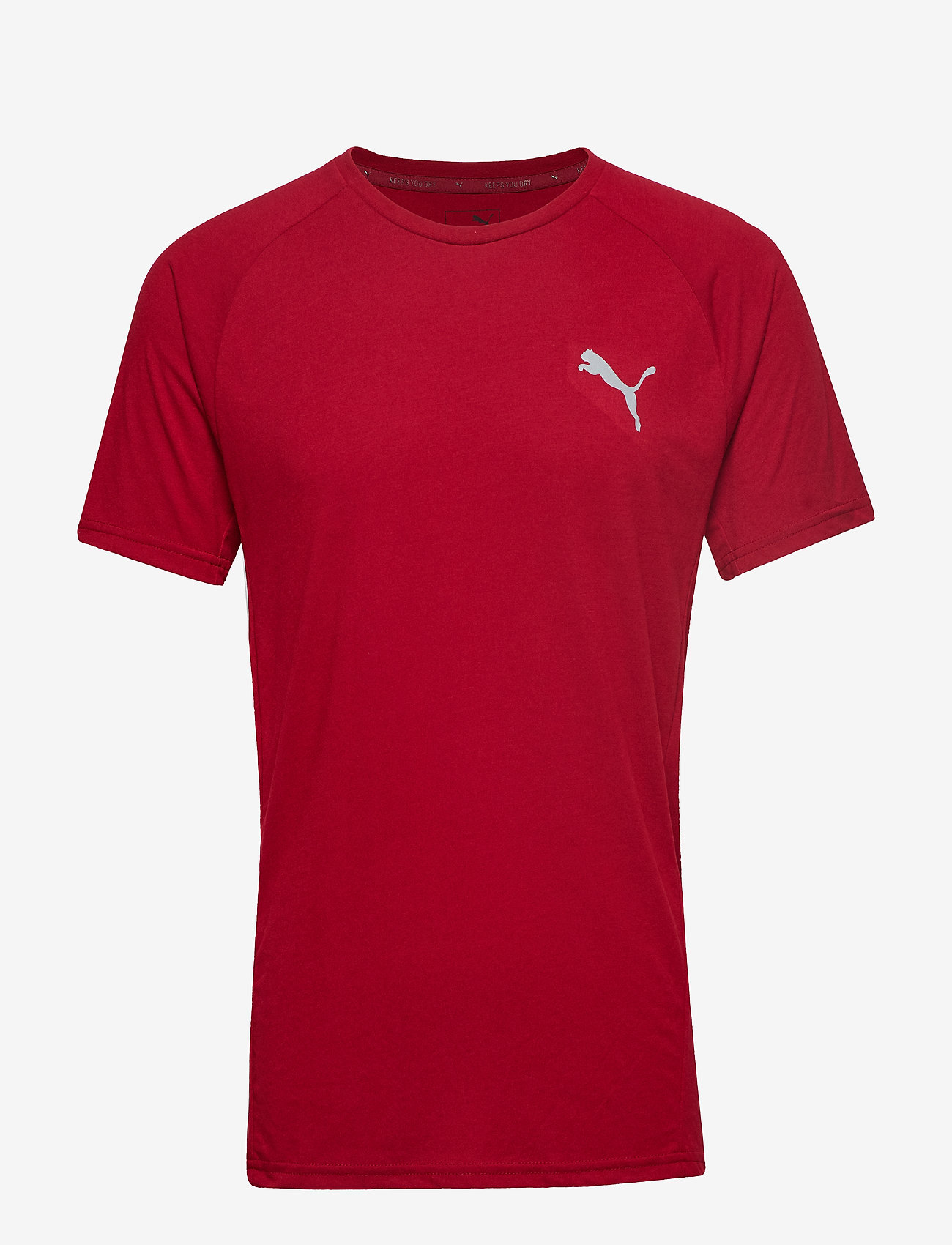 Evostripe Tee - RHUBARB