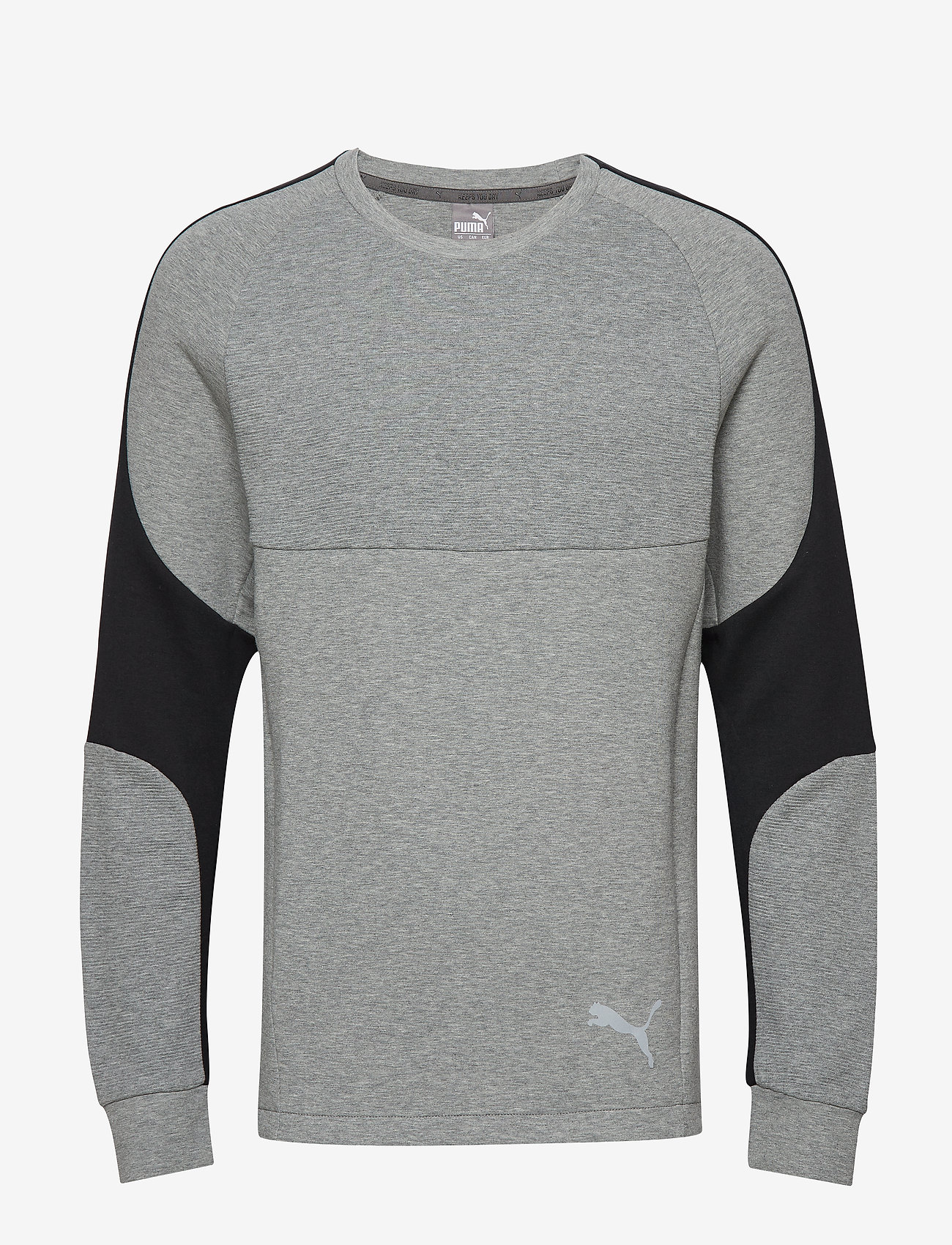 Evostripe Crew - MEDIUM GRAY HEATHER