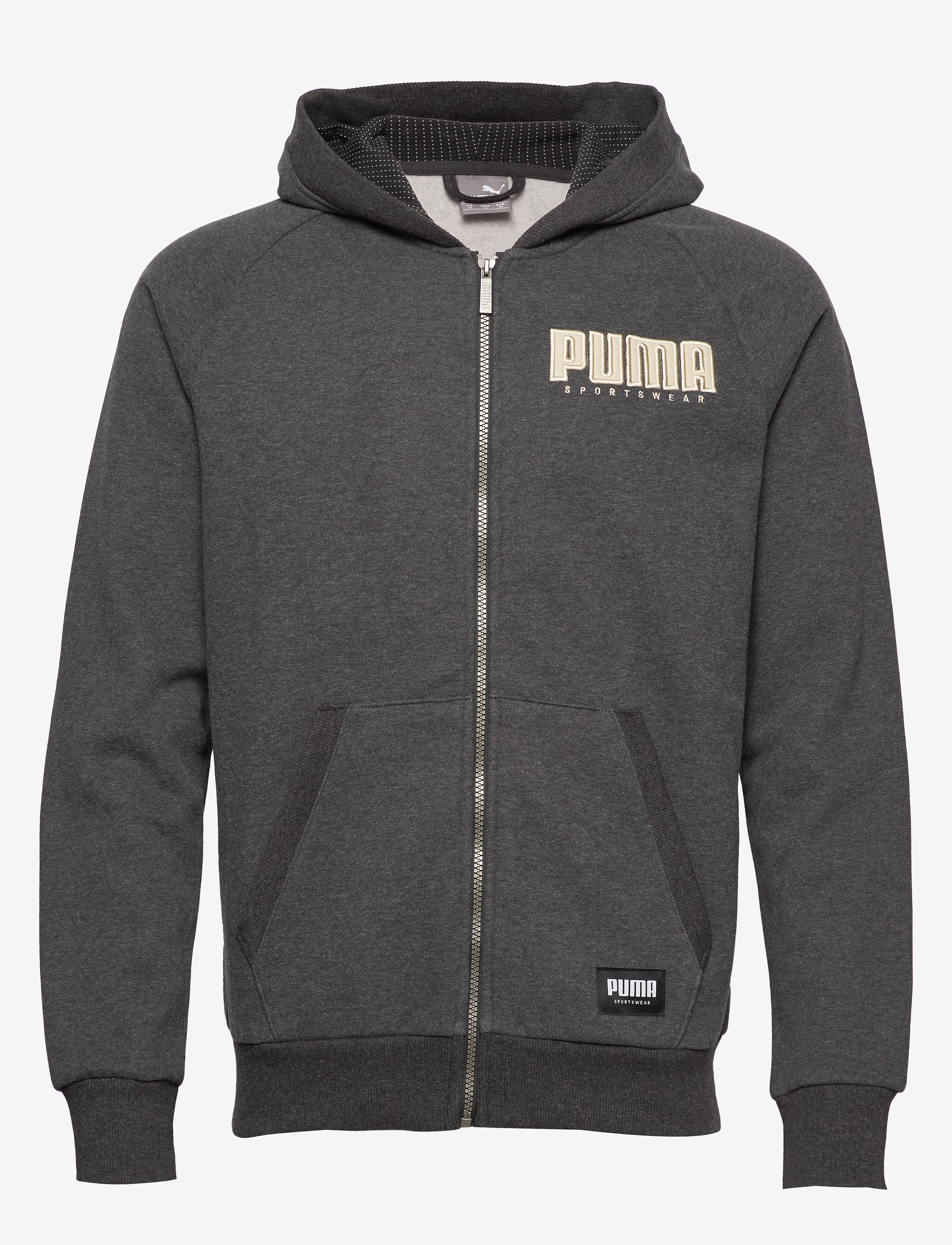 PUMA - Athletics FZ Hoody FL - dark gray heather - 0