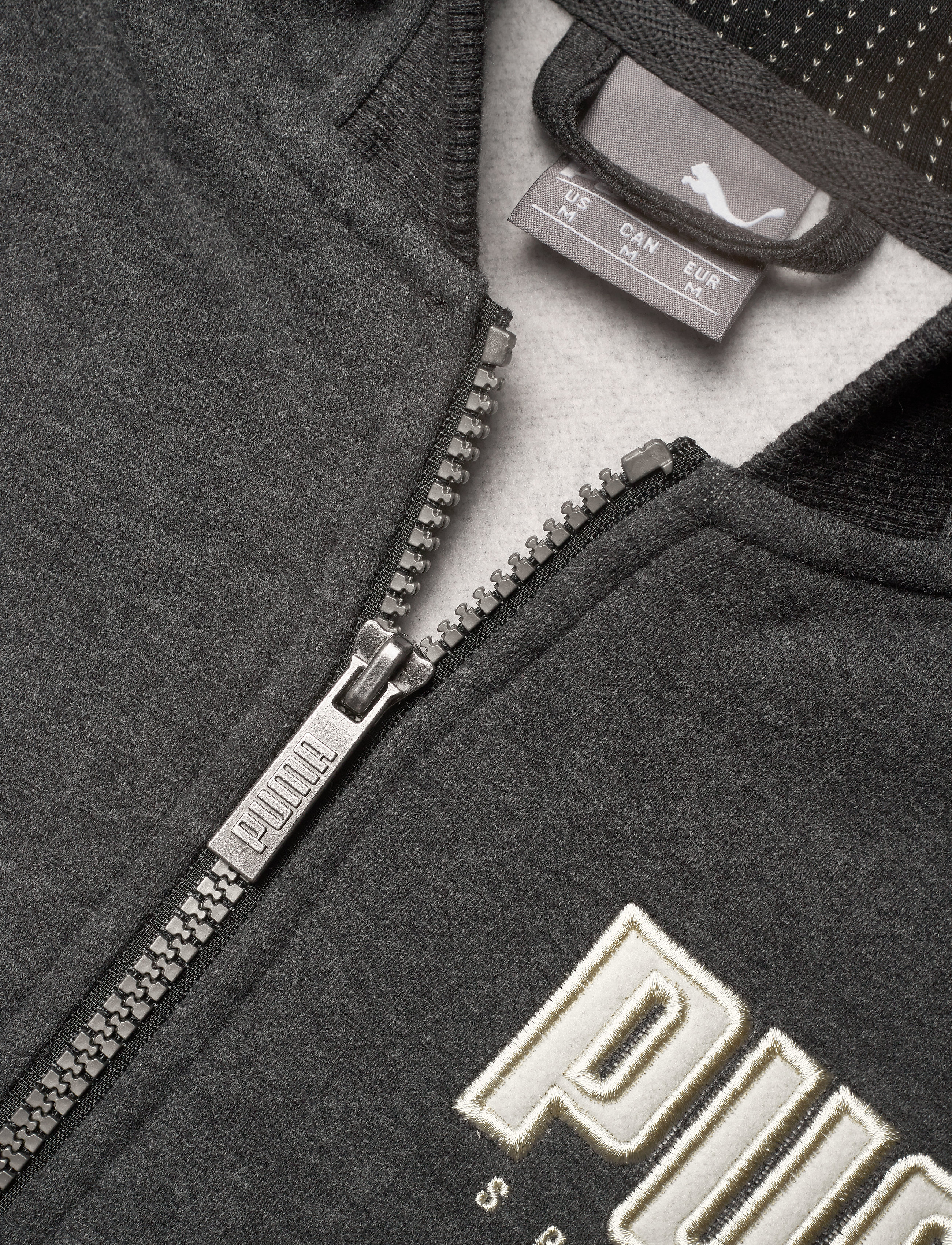 PUMA - Athletics FZ Hoody FL - dark gray heather - 2