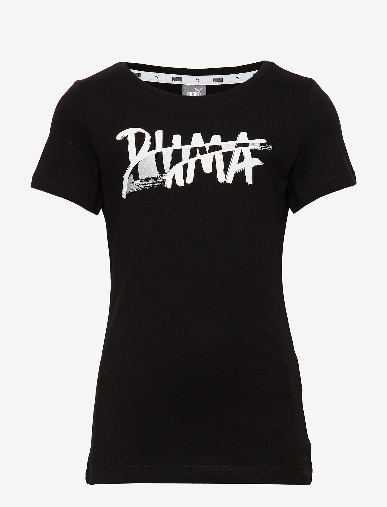 PUMA - Alpha Logo Tee G - puma black - 0