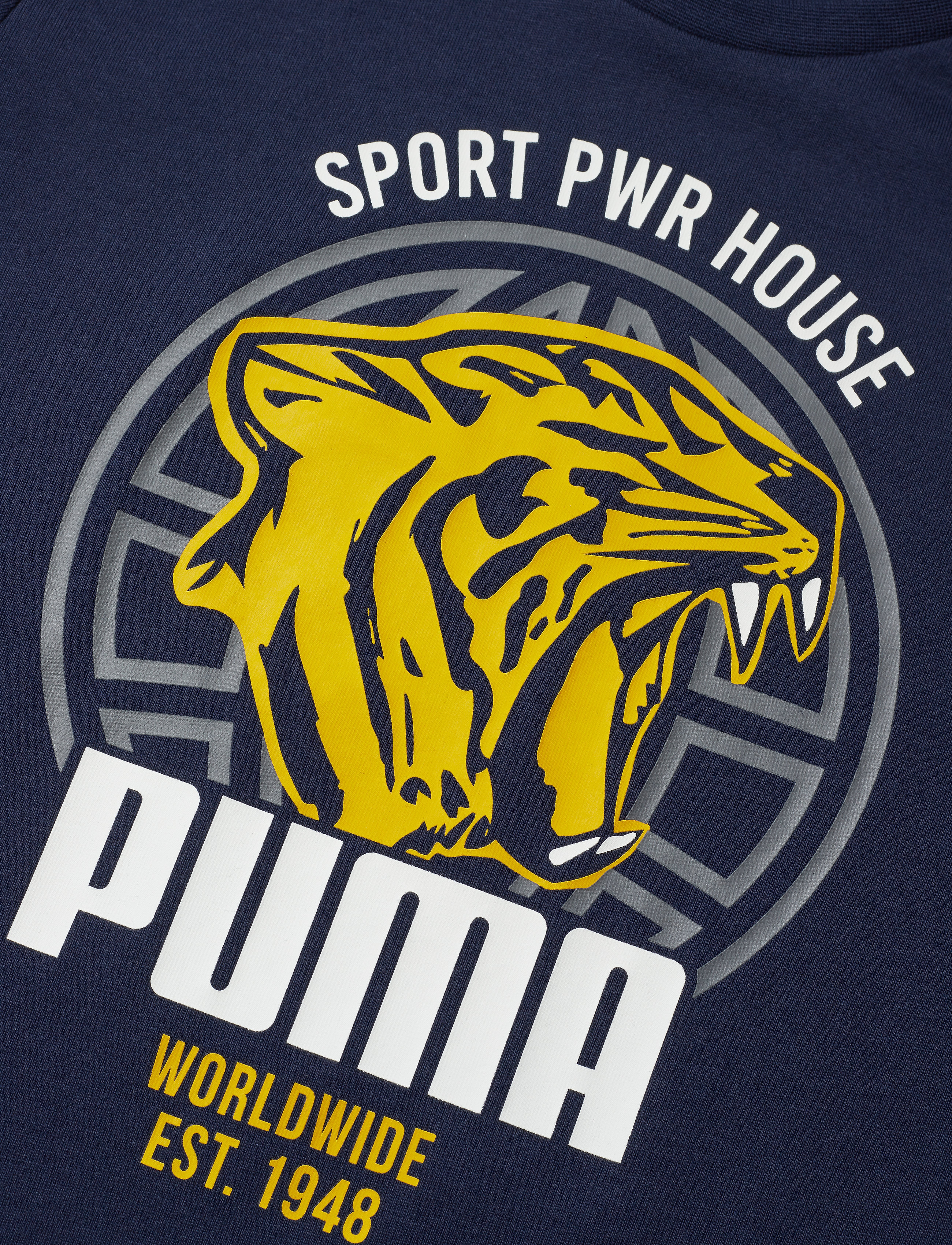 PUMA - Alpha Graphic Tee B - peacoat - 2