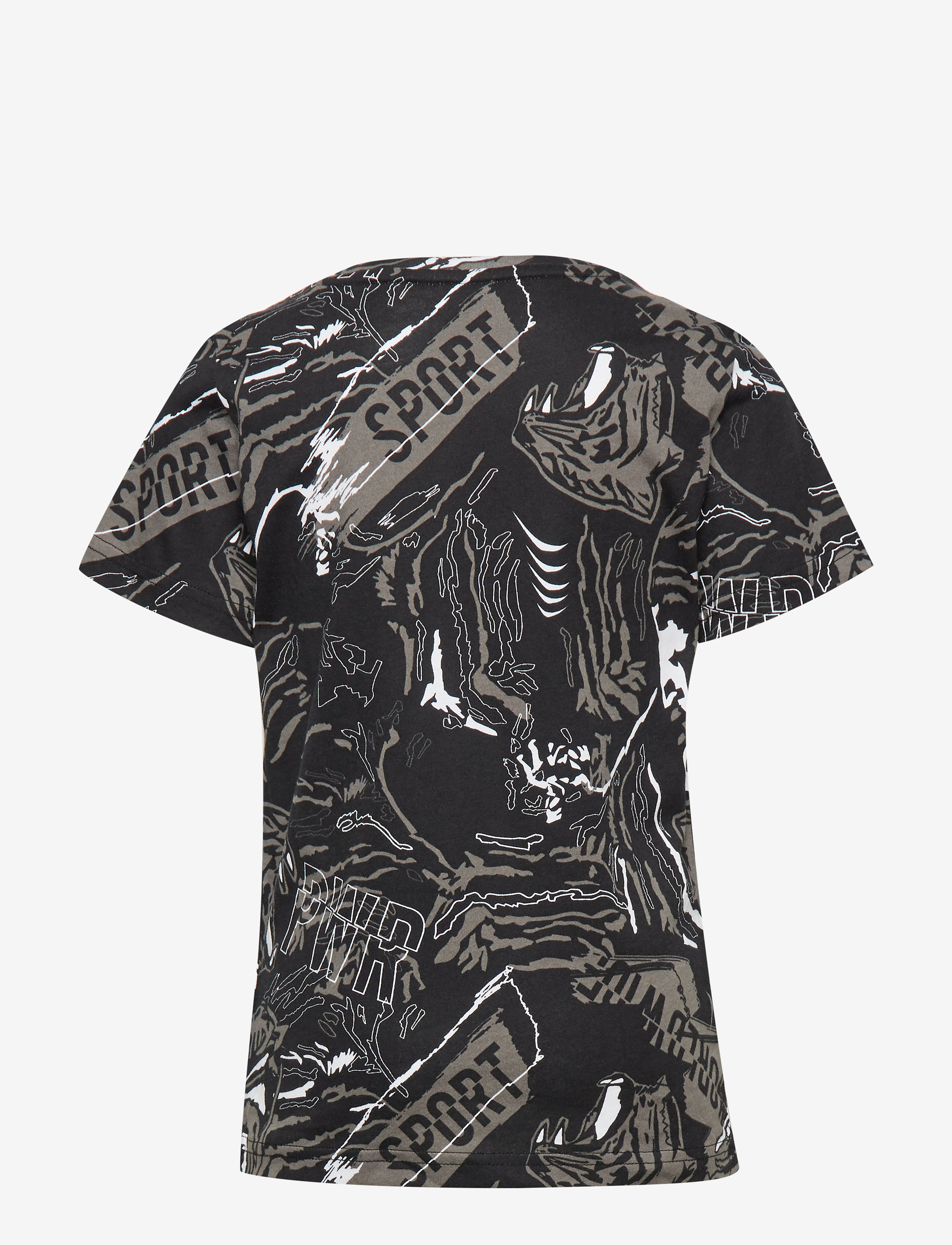 PUMA - Alpha AOP Tee B - puma black - 1