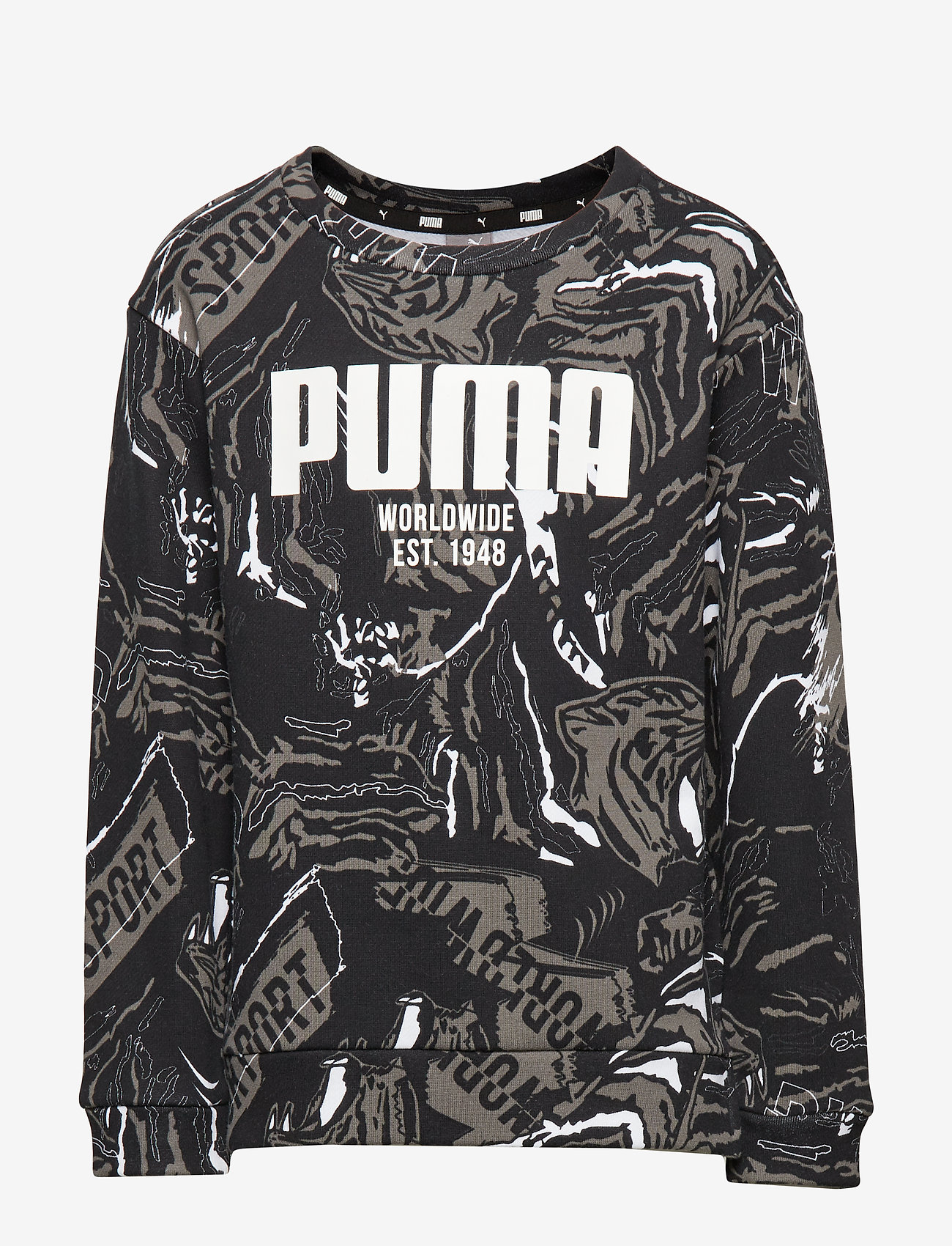 Alpha AOP Crew FL B - PUMA BLACK
