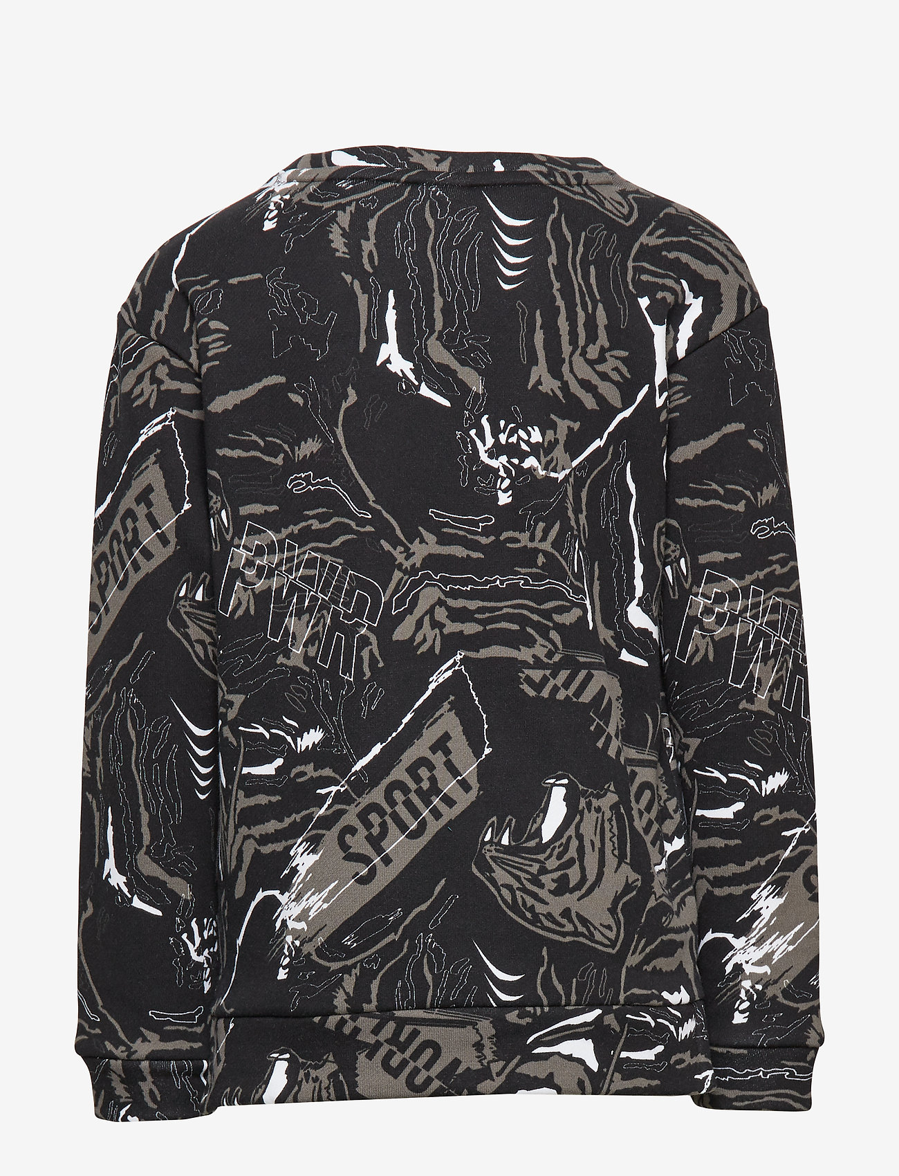 PUMA - Alpha AOP Crew FL B - puma black - 1