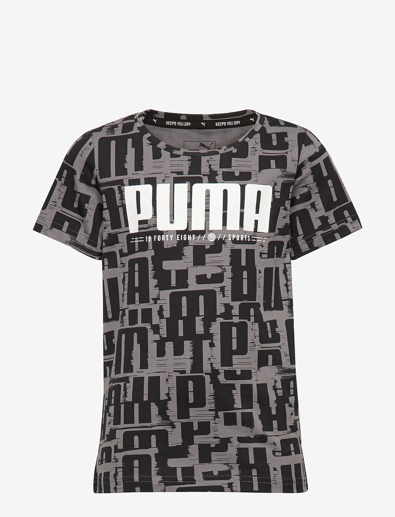 PUMA - Active Sports AOP Tee B - puma black - 0
