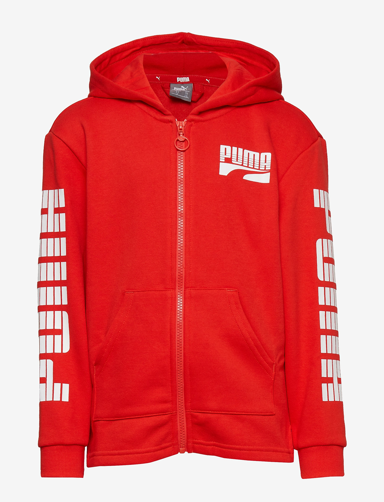 Rebel Bold Hooded Jacket FL B - HIGH RISK RED