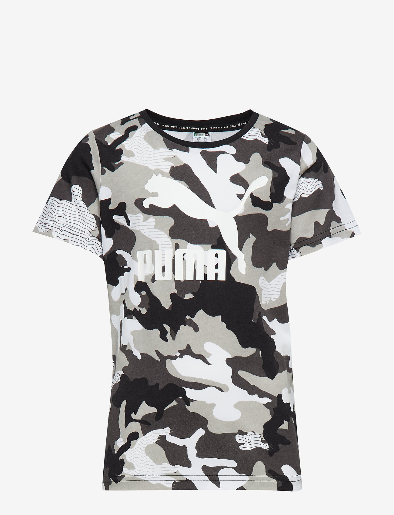 PUMA - Classics AOP Tee B - puma black - 0