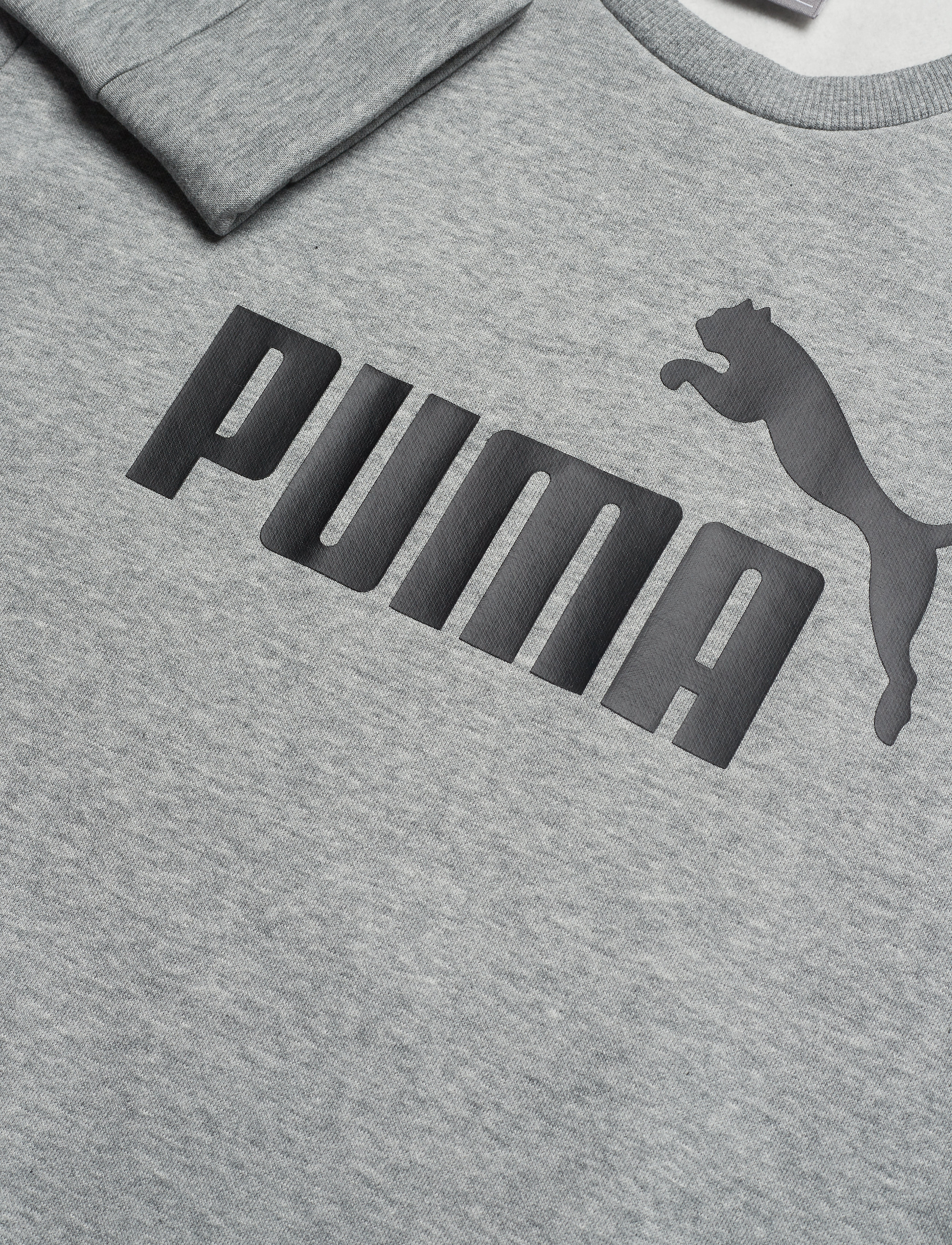 PUMA - Amplified Crew FL - medium gray heather - 4