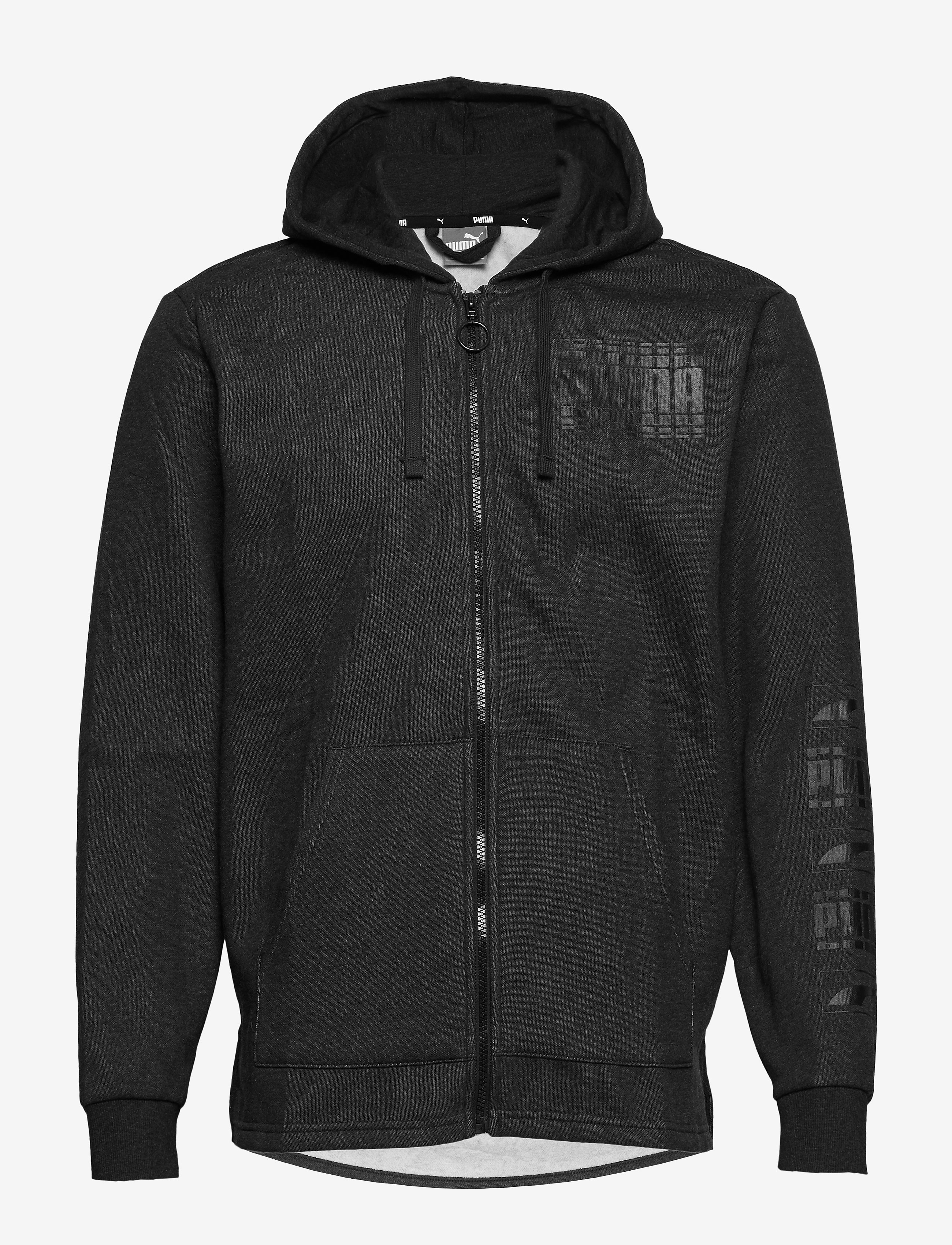 PUMA - Rebel Bold FZ Hoody FL - dark gray heather - 0