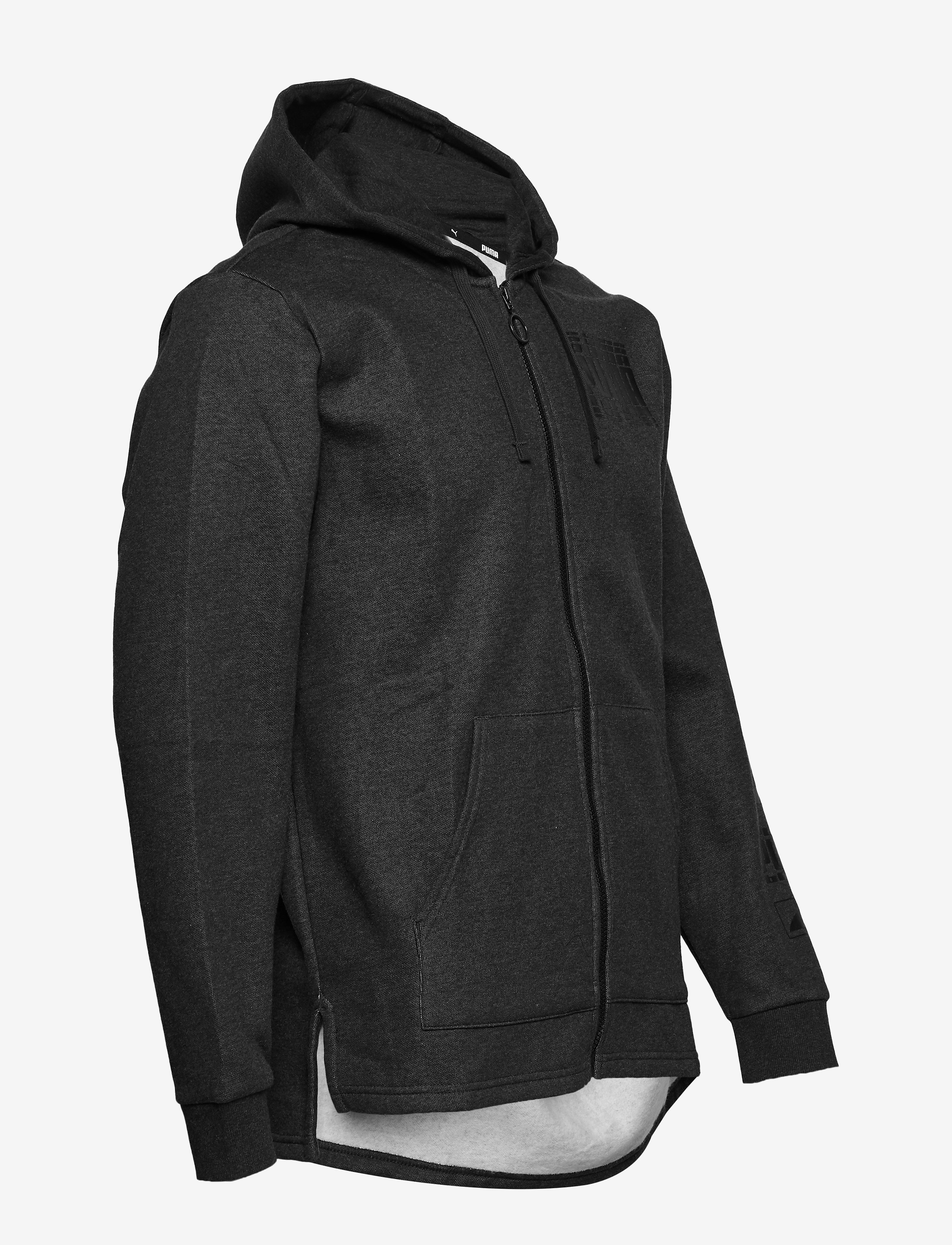 PUMA - Rebel Bold FZ Hoody FL - dark gray heather - 3