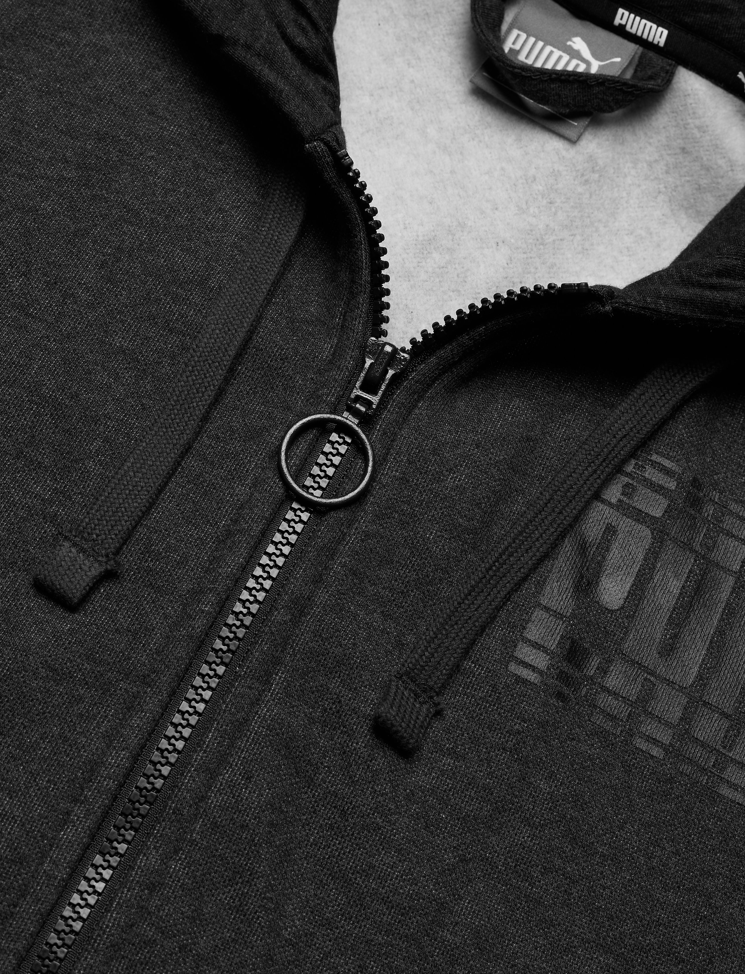 PUMA - Rebel Bold FZ Hoody FL - dark gray heather - 4