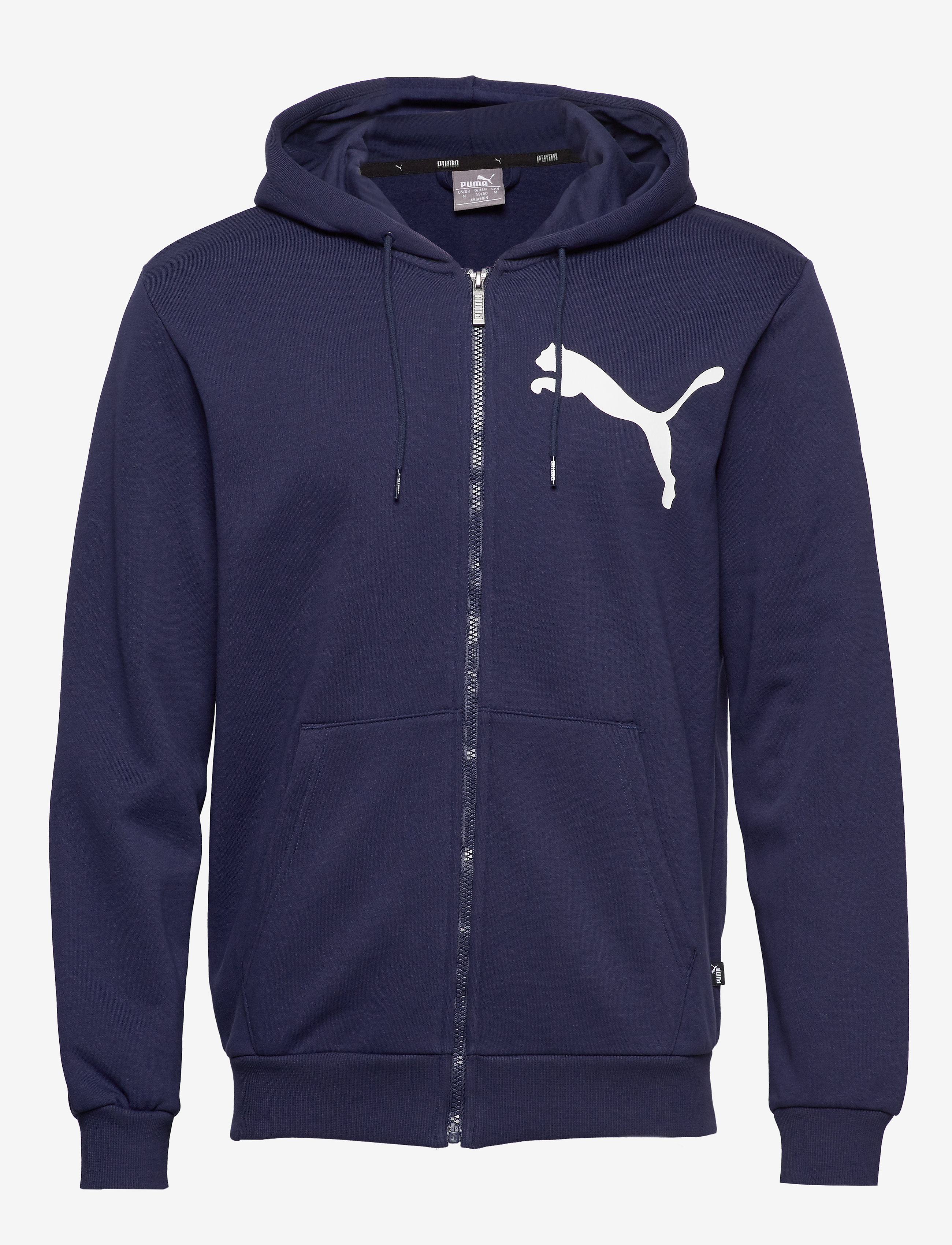 PUMA - Big Logo FZ Hoody FL - peacoat - 0
