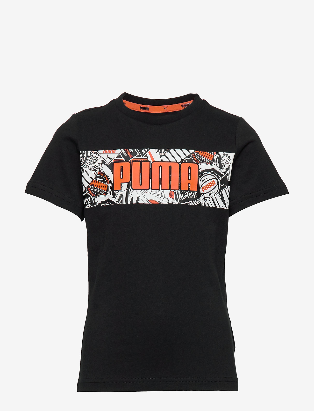 PUMA - Alpha Graphic Tee B - puma black - 0