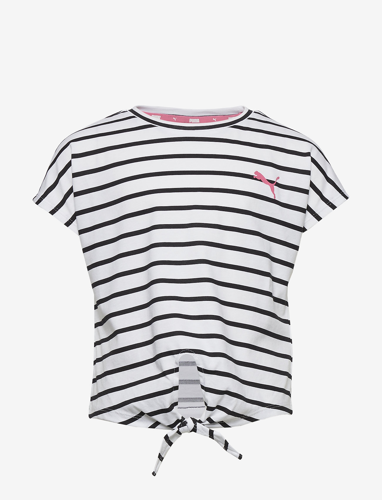 Alpha Striped Tee G - PUMA WHITE