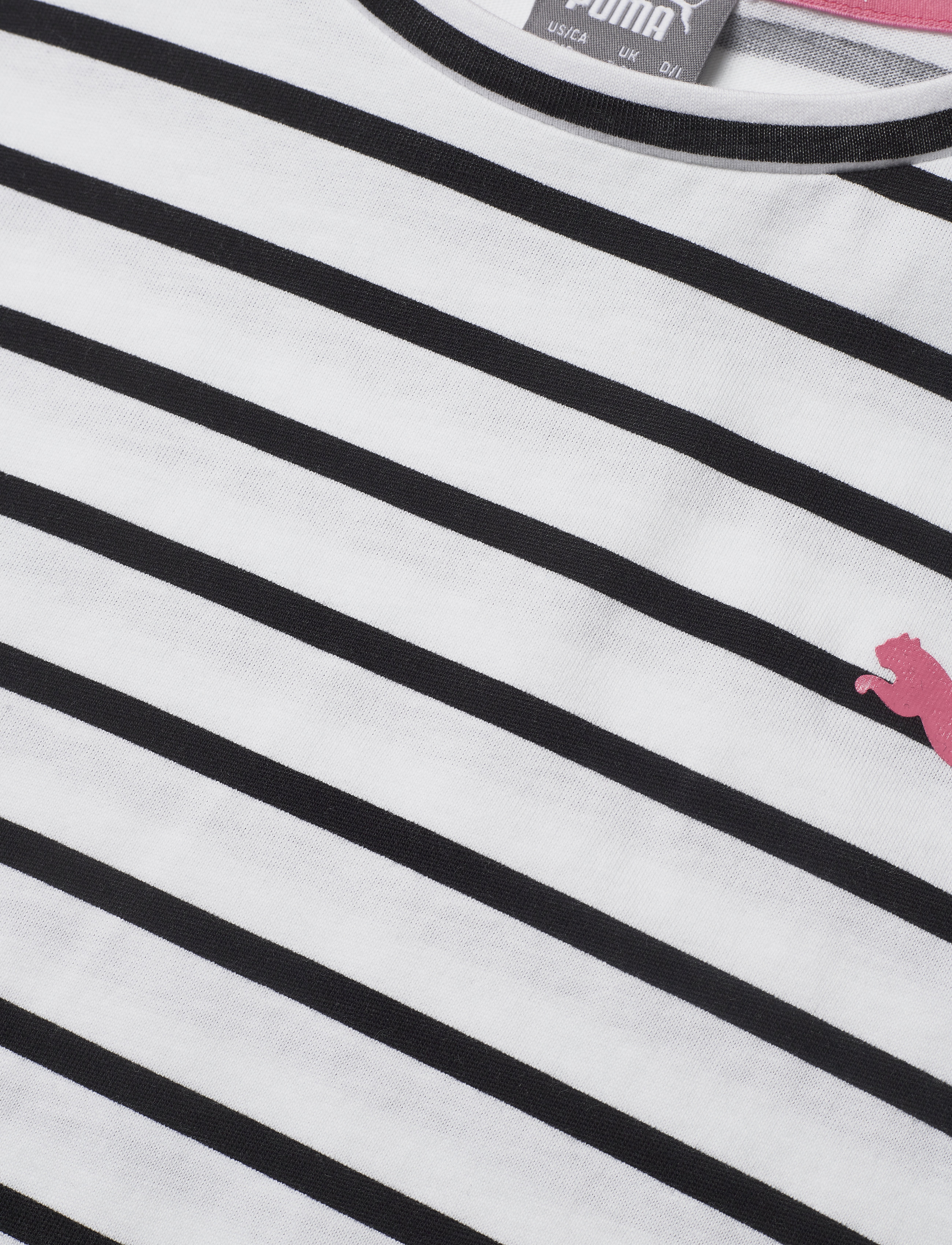 PUMA - Alpha Striped Tee G - puma white - 2