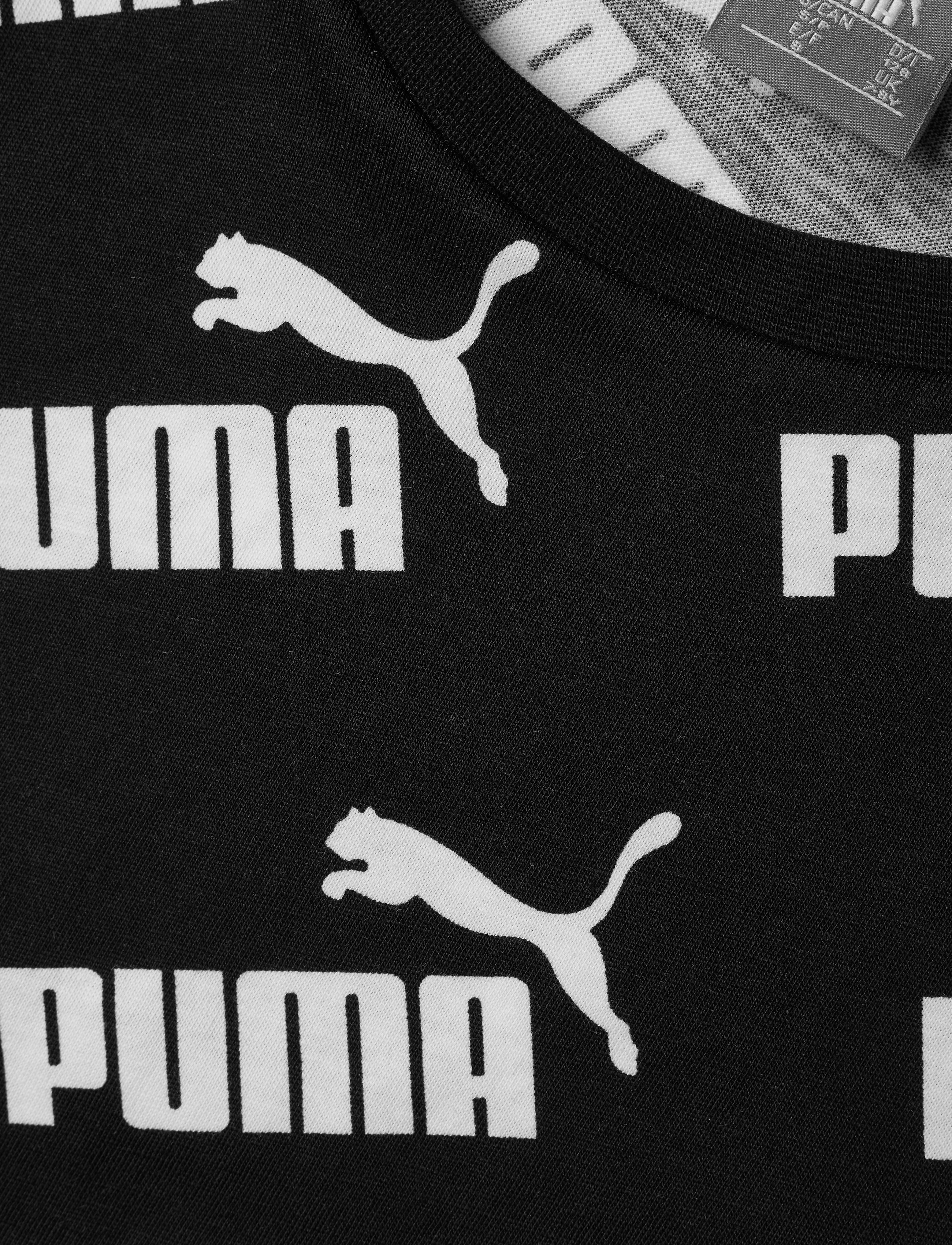 PUMA - Amplified AOP Tee G - puma black-puma white aop - 2
