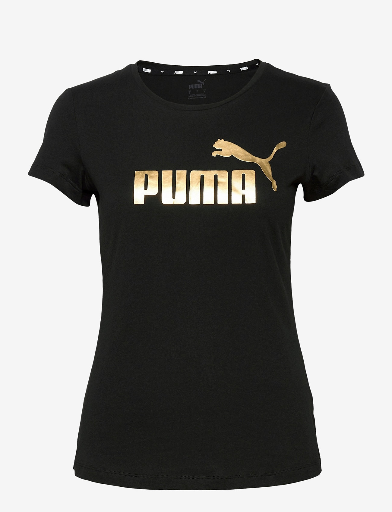 ESS+ Tee - PUMA BLACK-GOLD