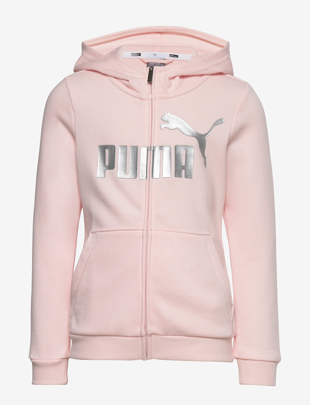 PUMA - ESS+ Hooded Sweat Jacket G - rosewater - 0
