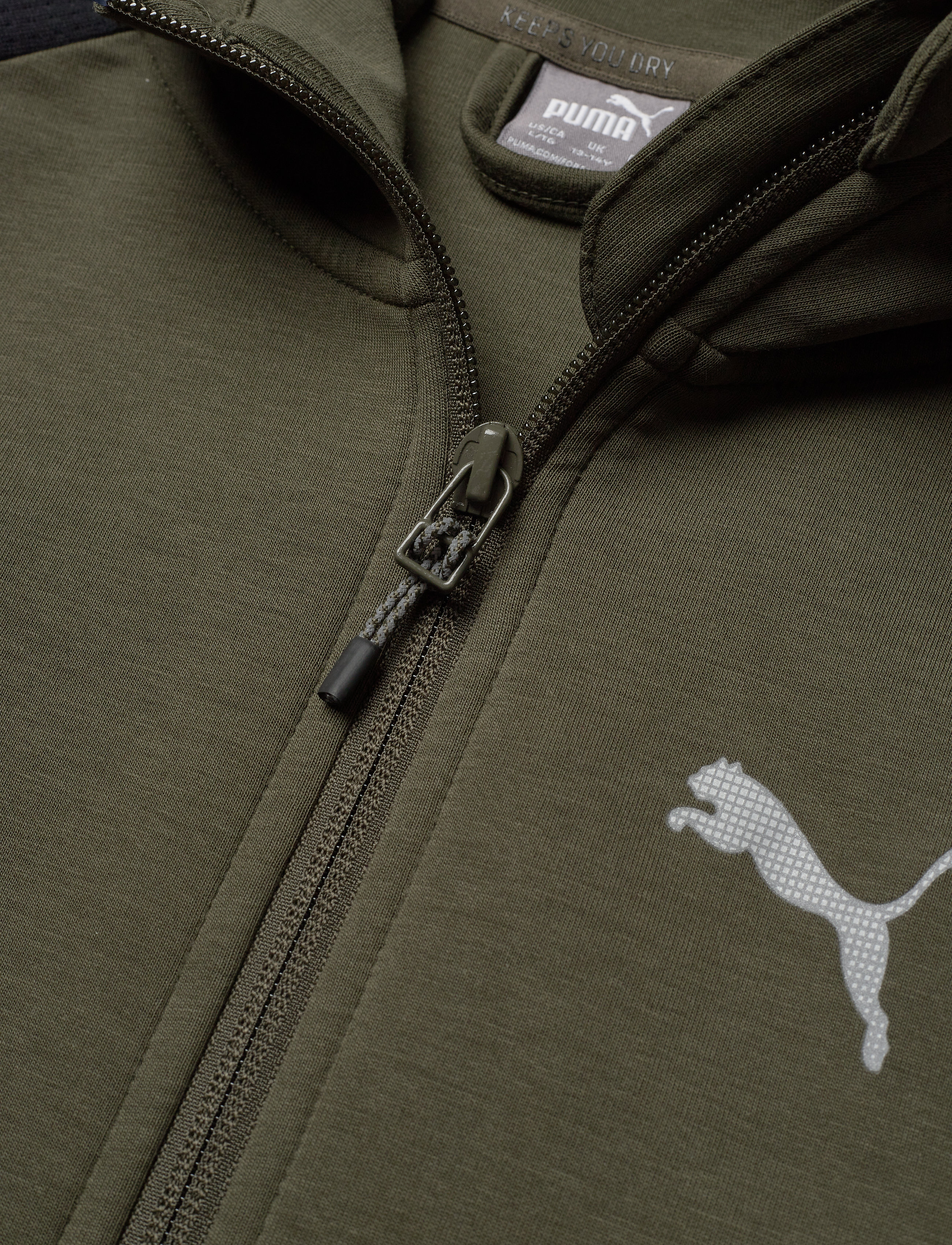 PUMA - Evostripe Full-Zip Hoodie B - forest night - 3