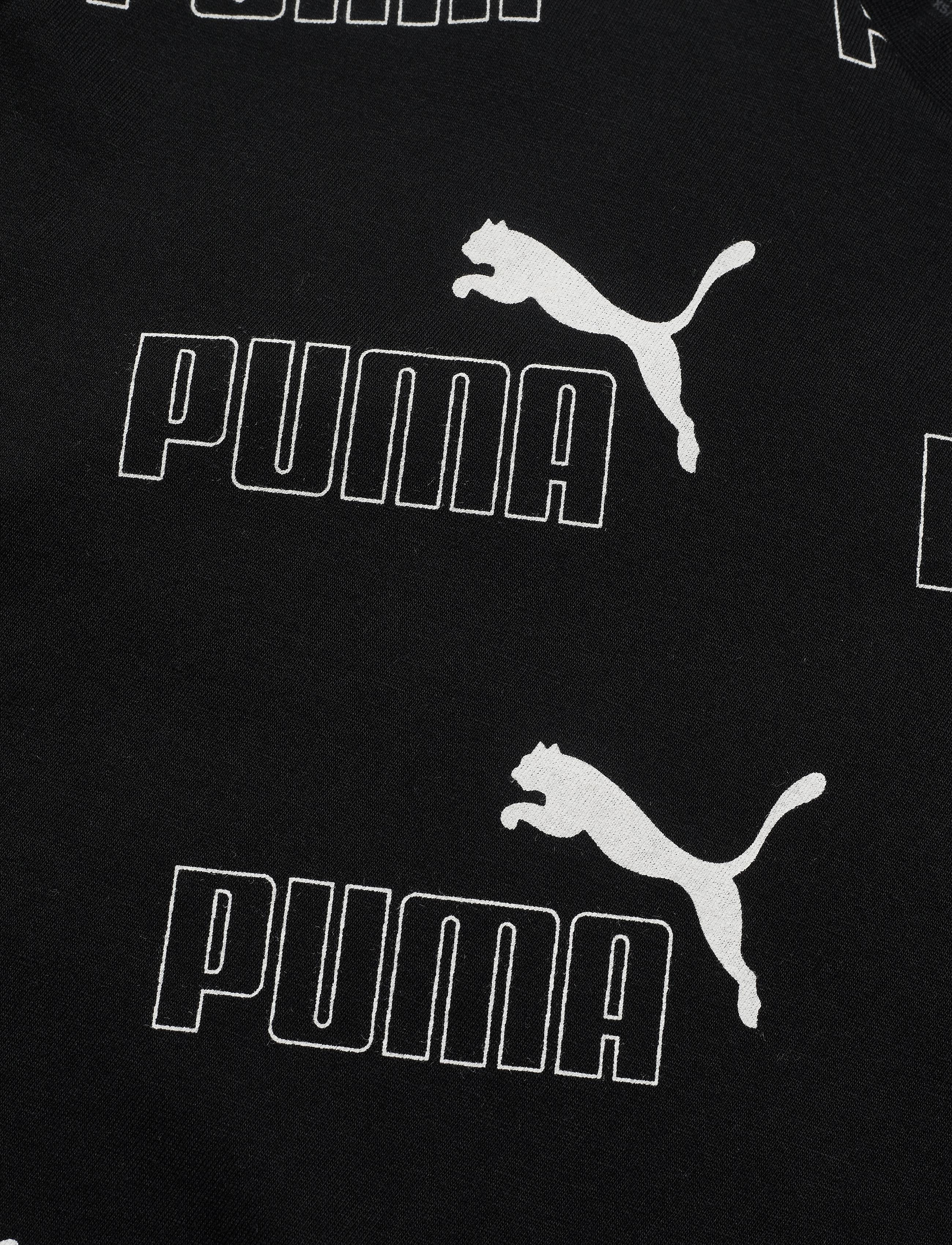 PUMA - Amplified AOP Tee B - puma black - 2