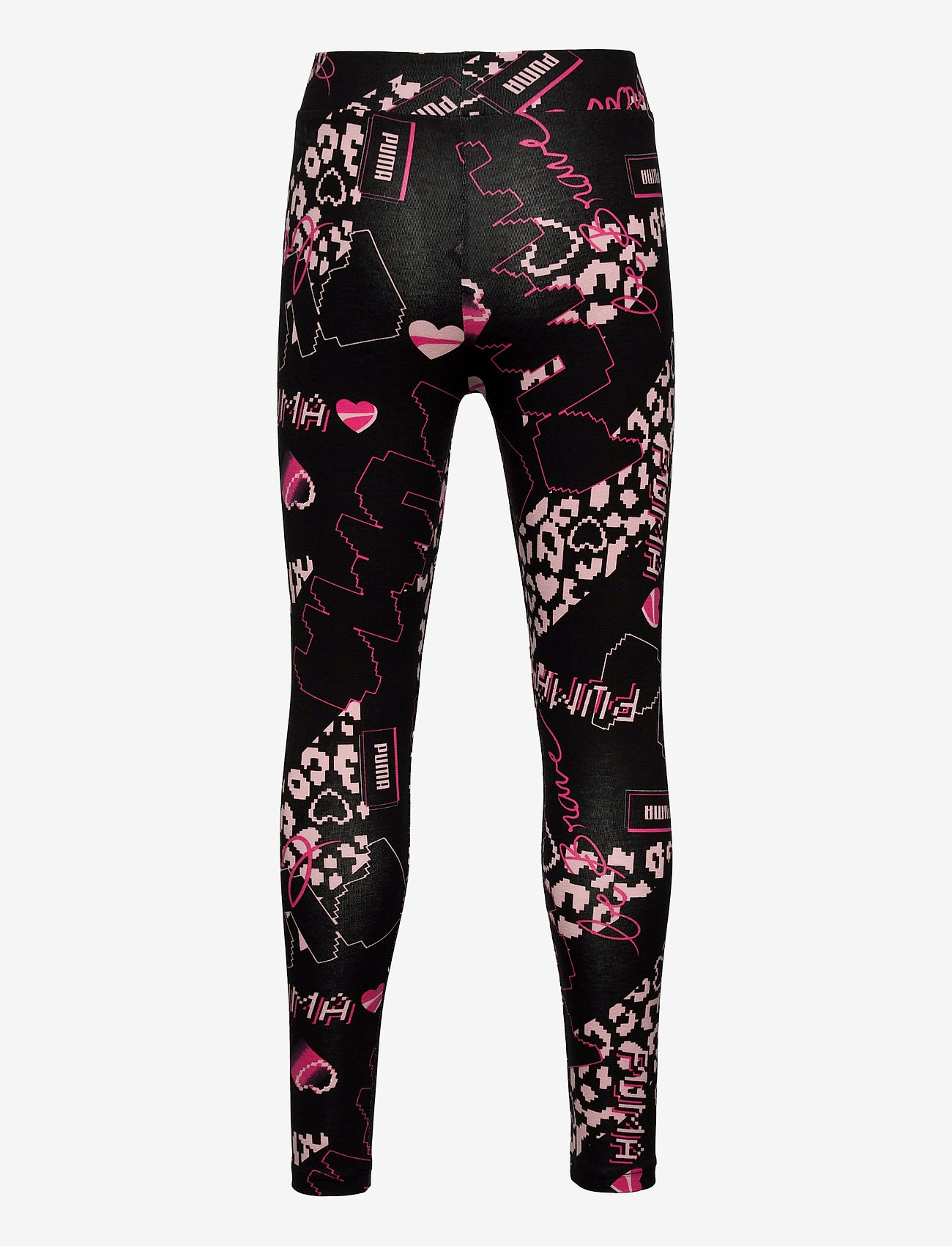 PUMA - Alpha AOP Leggings G - puma black-peachskin - 1