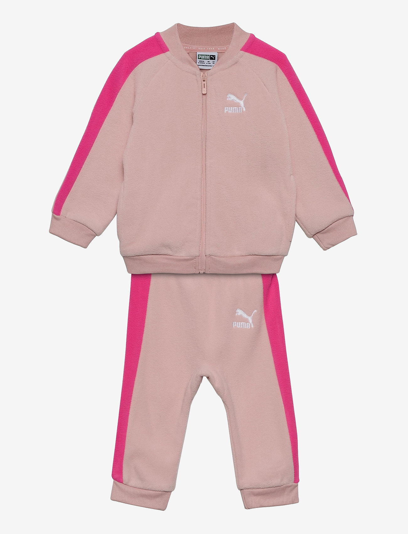 PUMA - Minicats T7 Polarfleece Jogger - peachskin - 0