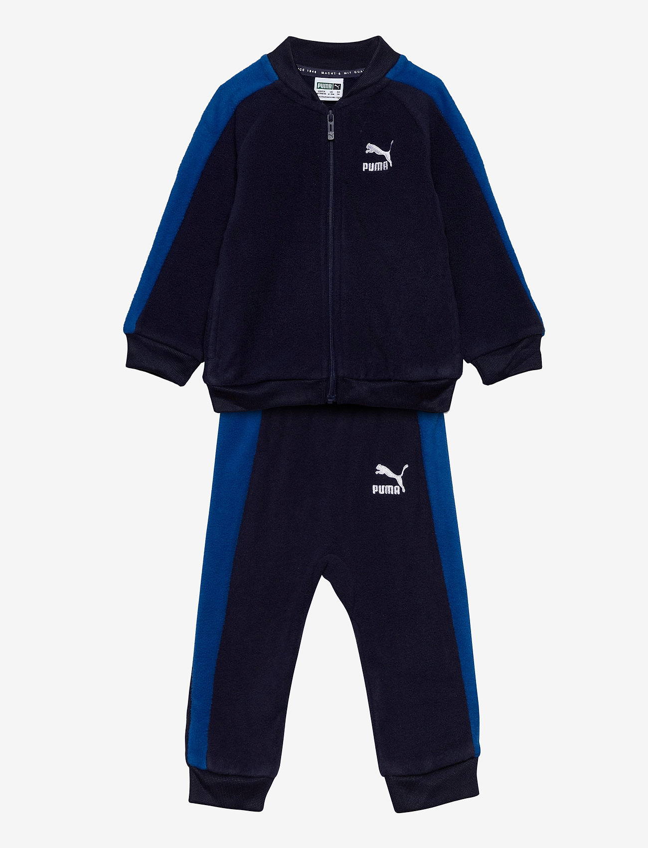 PUMA - Minicats T7 Polarfleece Jogger - peacoat - 0