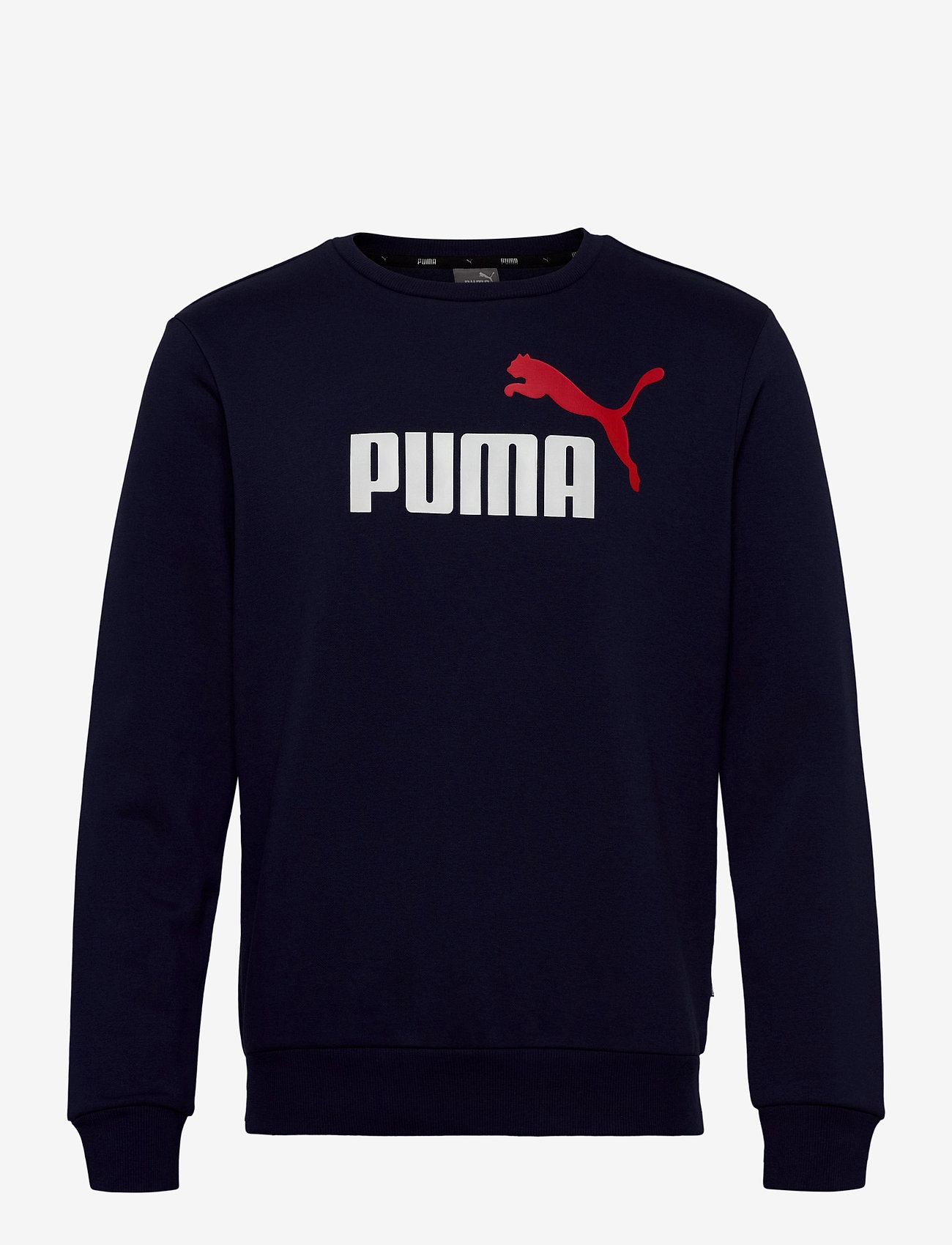 PUMA - ESS 2 Col Crew Sweat FL Big Logo - peacoat - 0