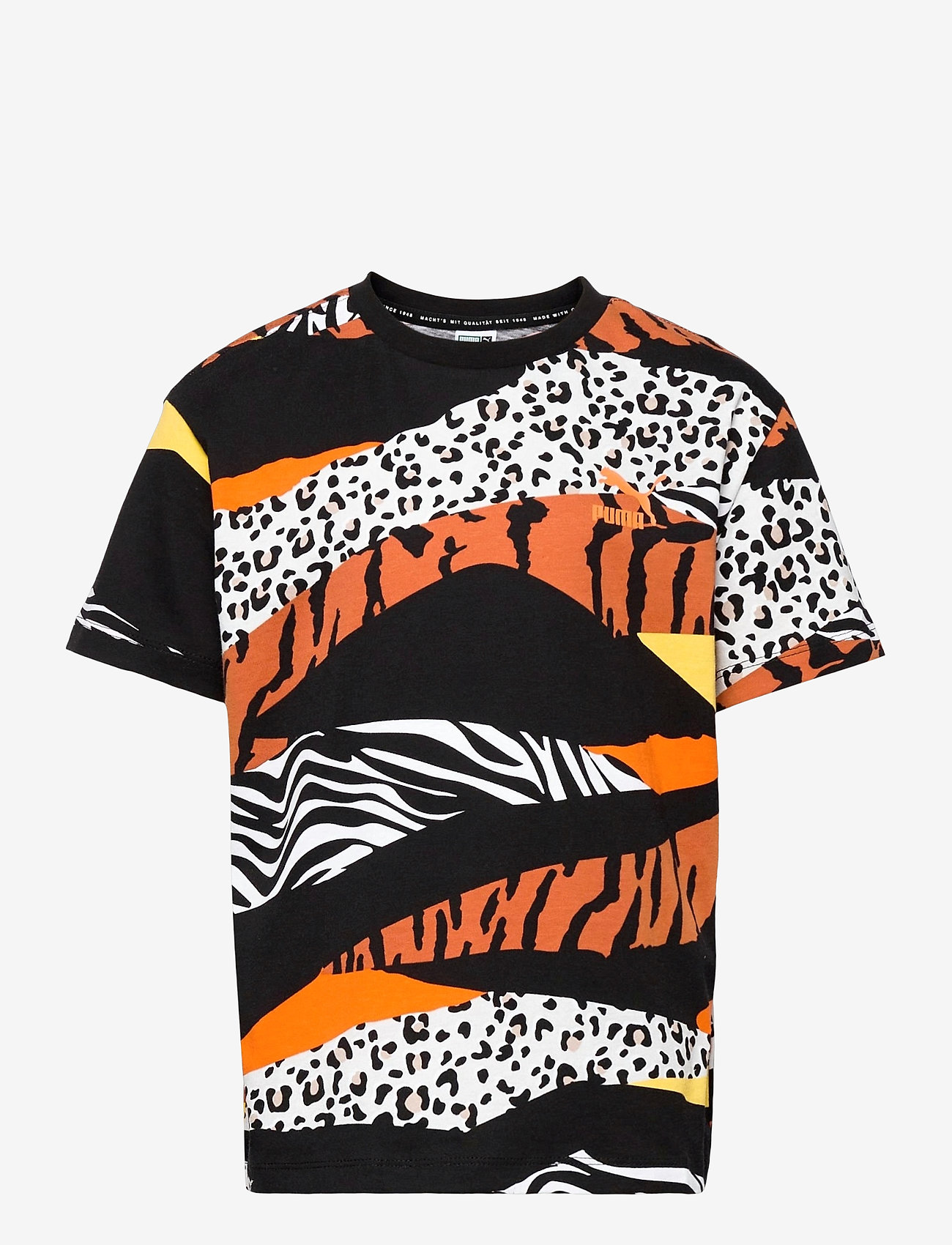 PUMA - Classics Wild Tee G - puma black-animal - 0