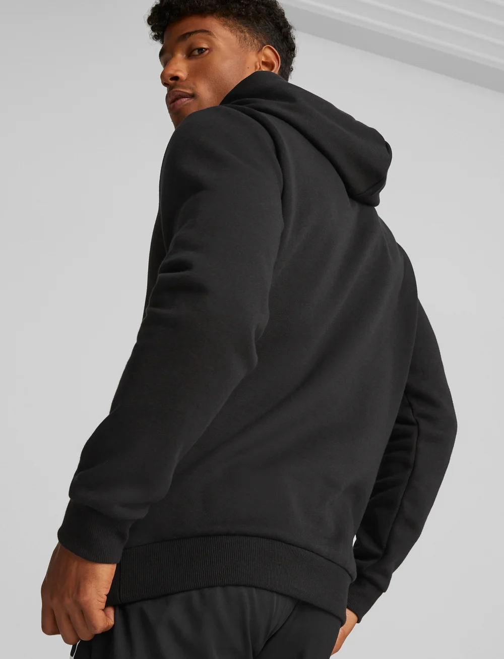 PUMA - ESS Big Logo Hoodie FL - overdeler - puma black - 4