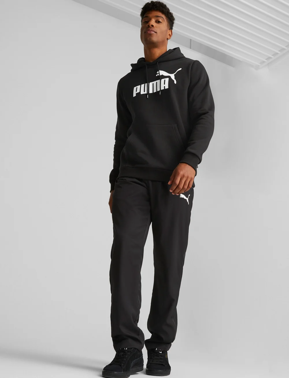 PUMA - ESS Big Logo Hoodie FL - overdeler - puma black - 5