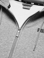 PUMA - ESS Small Logo FZ Hoodie FL - clothes - medium gray heather - 5