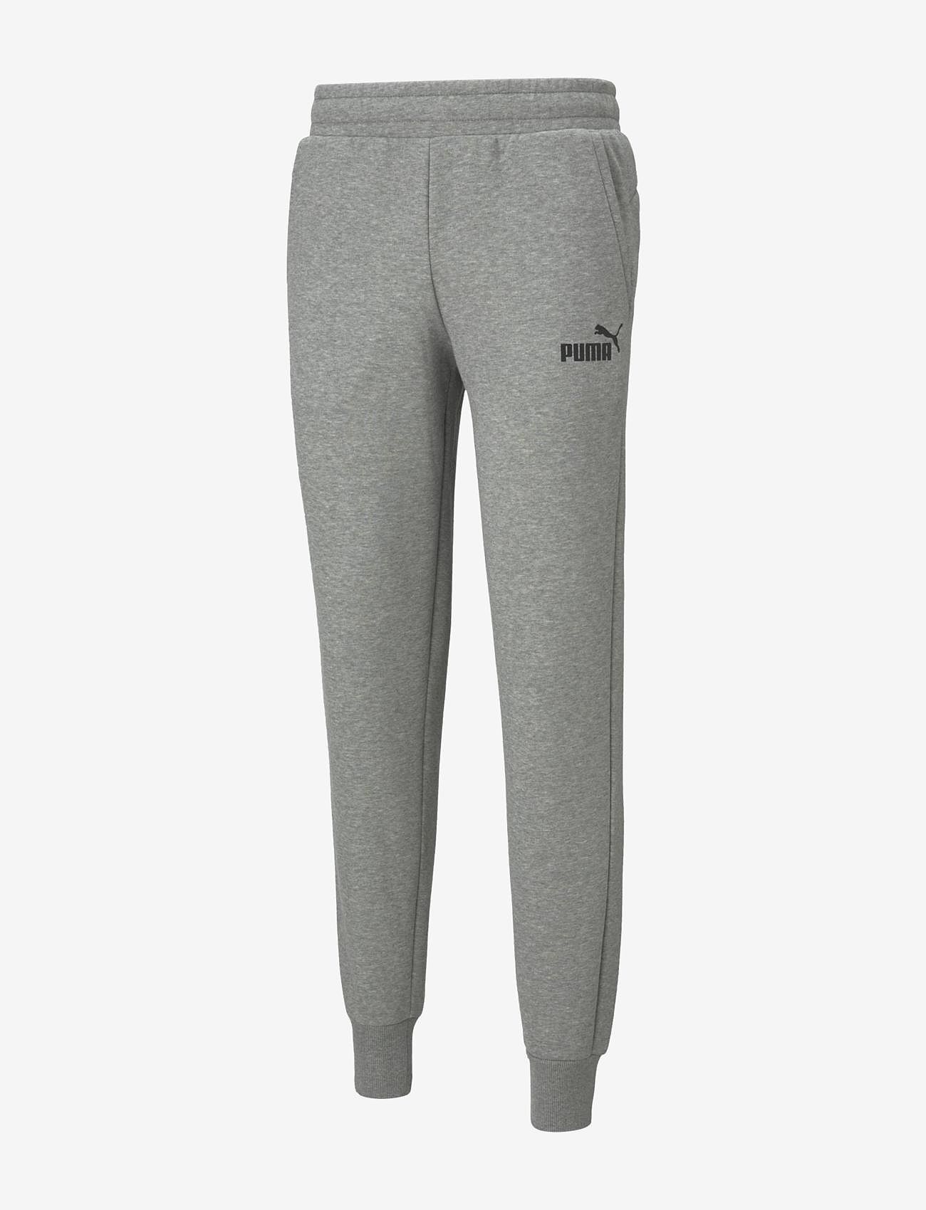 PUMA - ESS Logo Pants FL cl - sweatpants - medium gray heather - 0