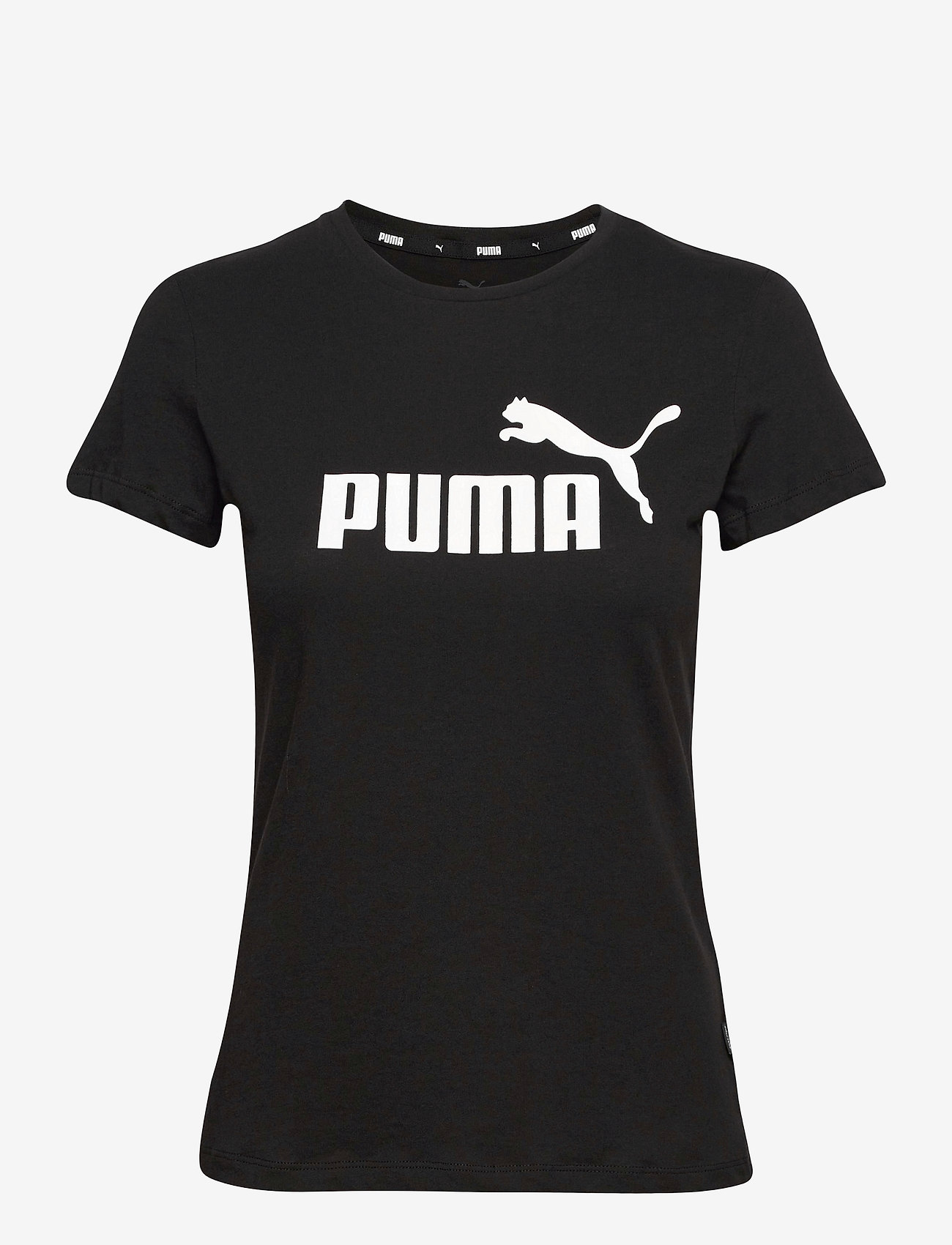 PUMA - ESS Logo Tee - t-shirts - puma black - 1
