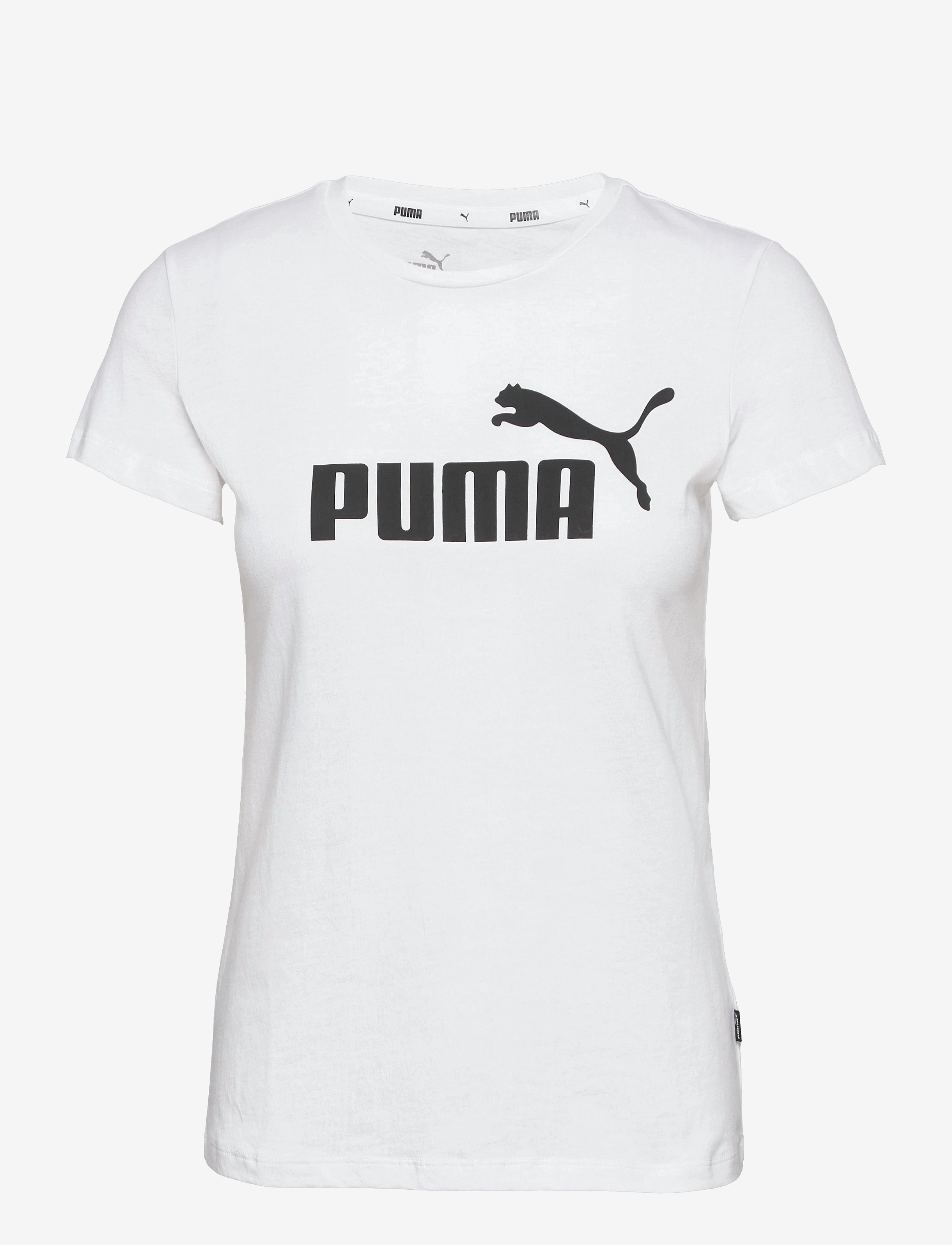 PUMA Ess Logo Tee Weiß - XS - Damen