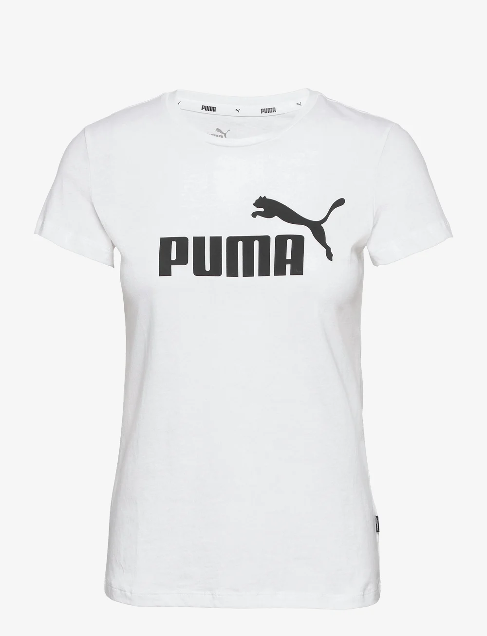 PUMA - ESS Logo Tee - t-shirts - puma white - 1