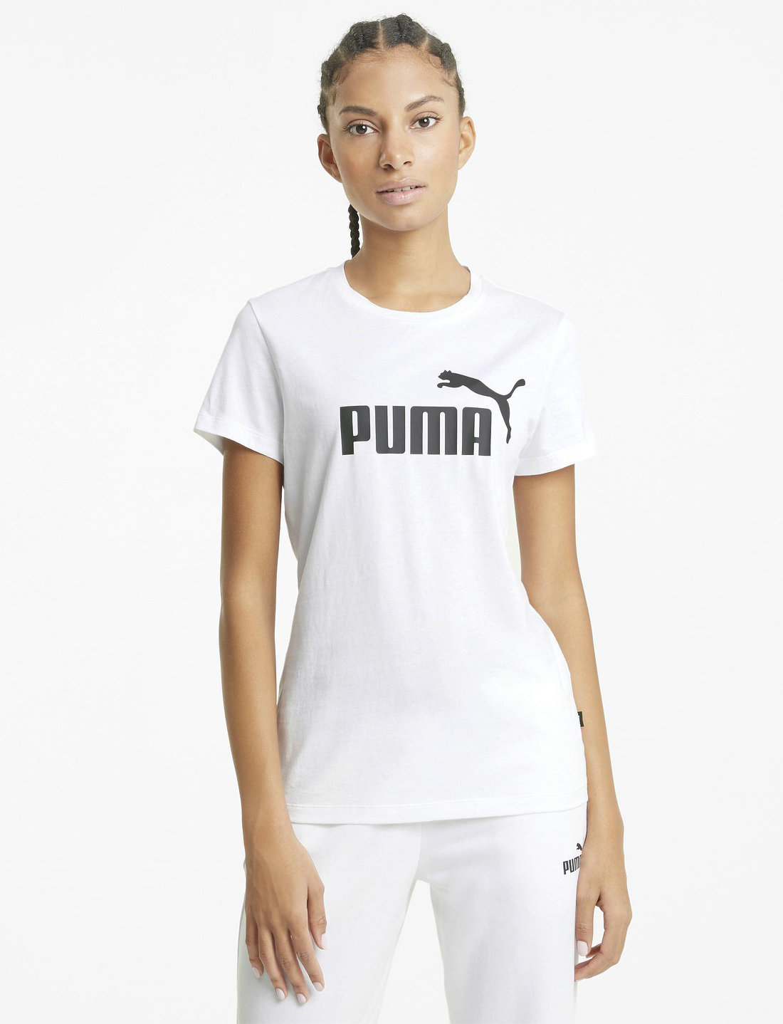 PUMA Ess Logo Tee T shirts Boozt