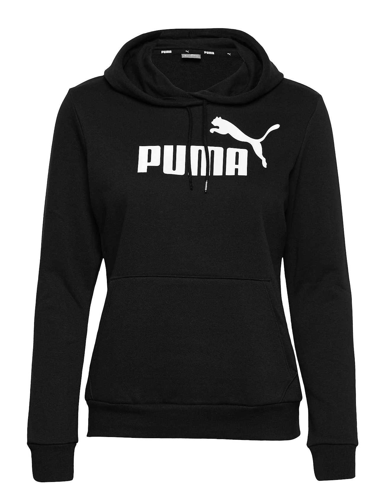 PUMA - ESS Logo Hoodie FL - hættetrøjer - puma black - 0
