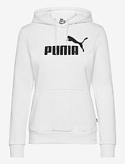 PUMA - ESS Logo Hoodie FL - hættetrøjer - puma white - 0