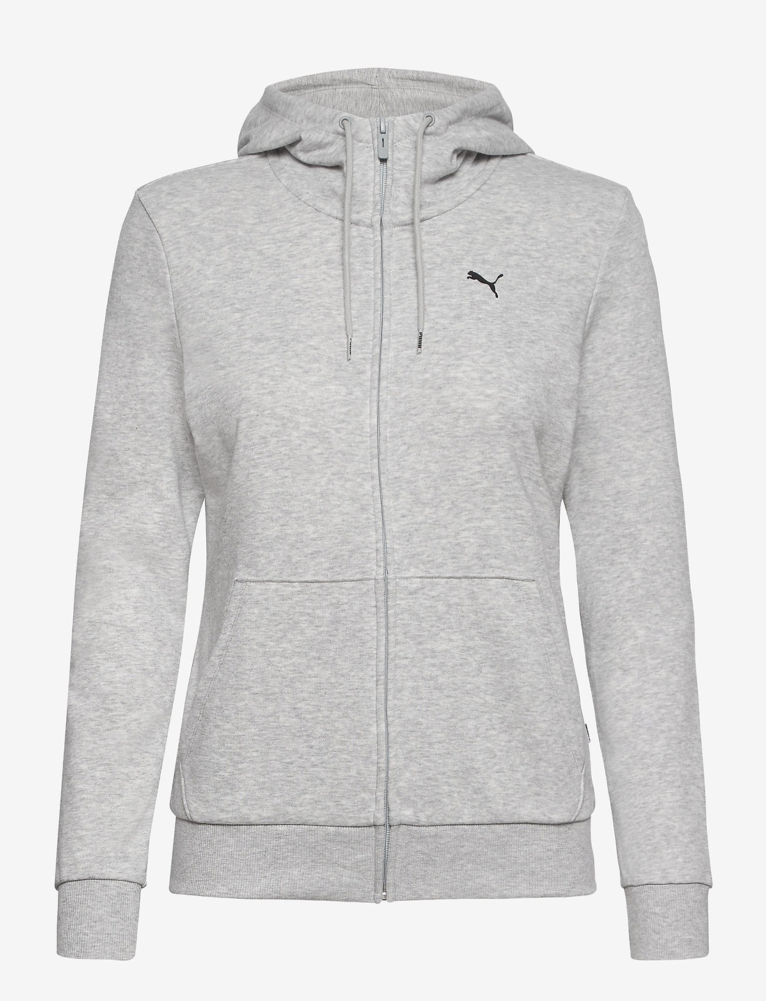 Grey puma zip up top hoodie