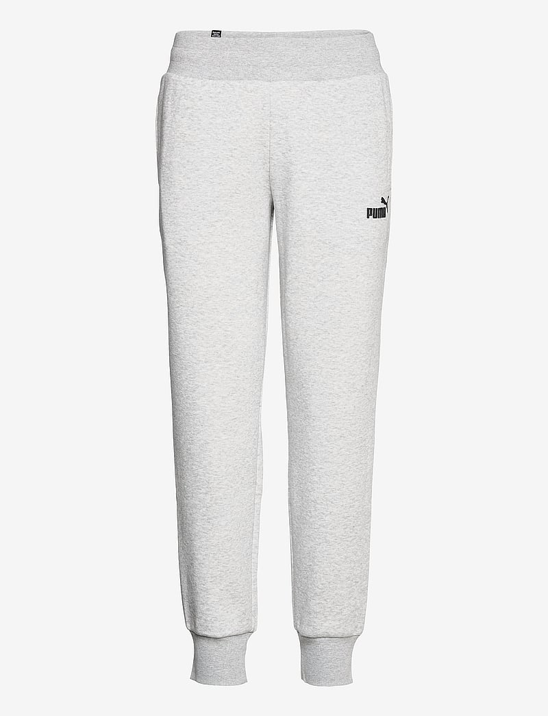 PUMA - ESS Sweatpants FL cl - joggingbukser - light gray heather - 0