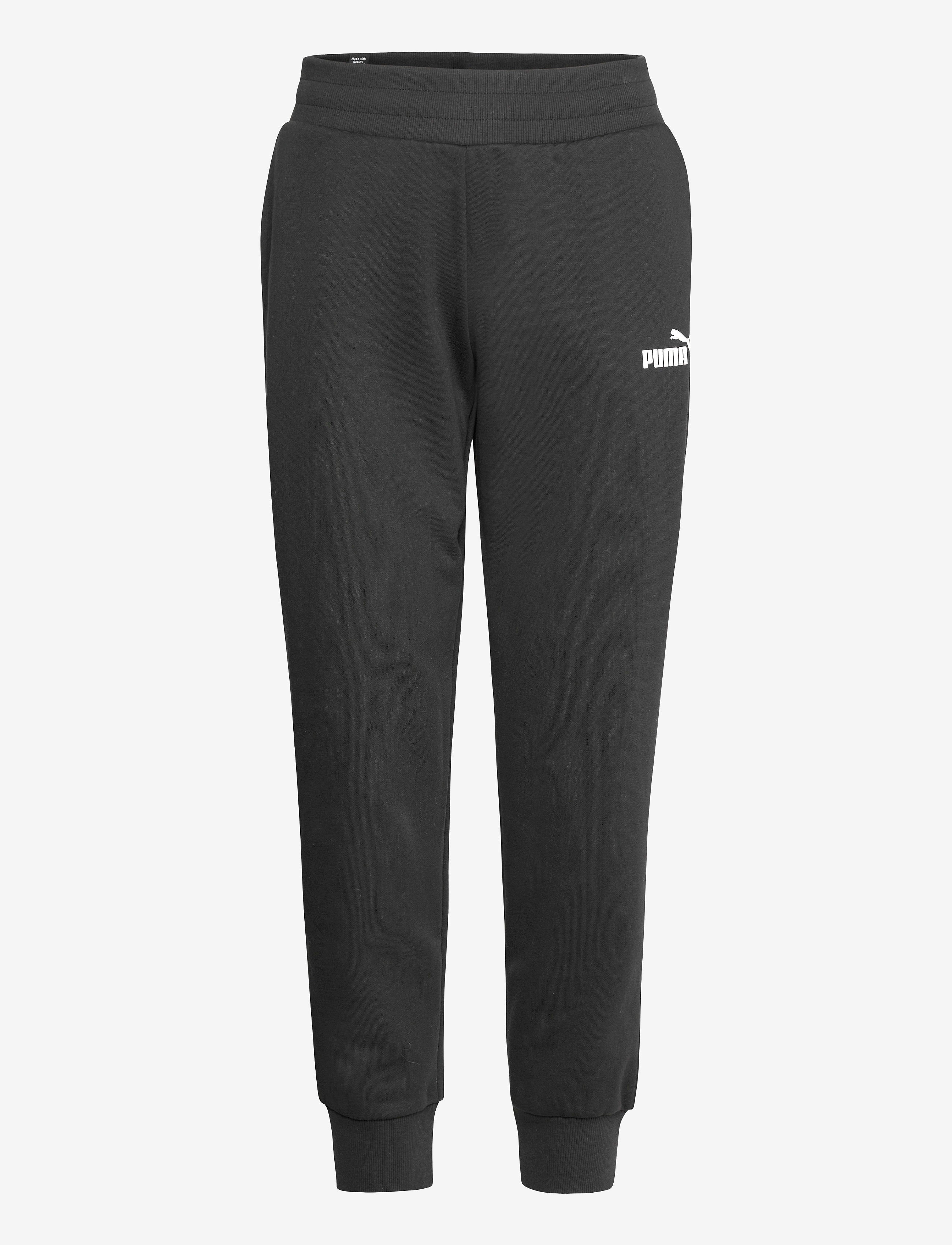 PUMA ESS Sweatpants FL cl - Pants - PUMA BLACK / black
