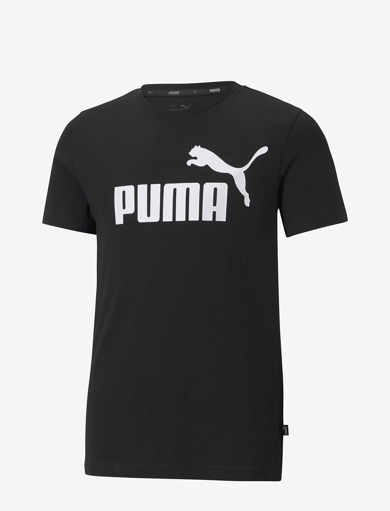 PUMA - ESS Logo Tee B - clothes - puma black - 1
